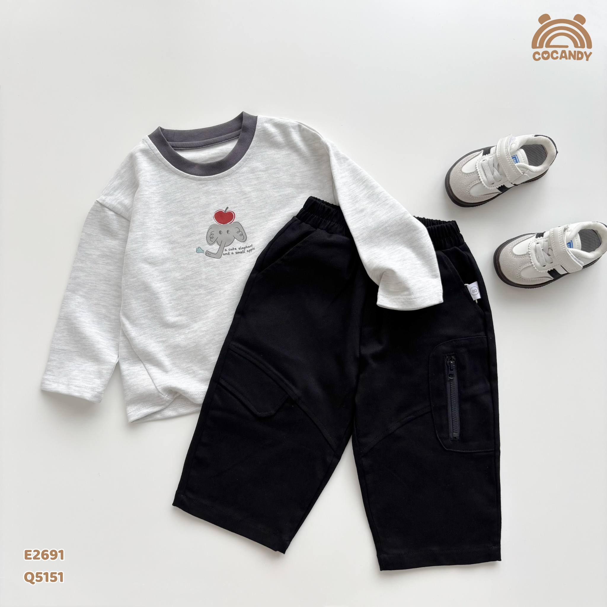 Quần dài kaki ĐEN ống baggy kiểu