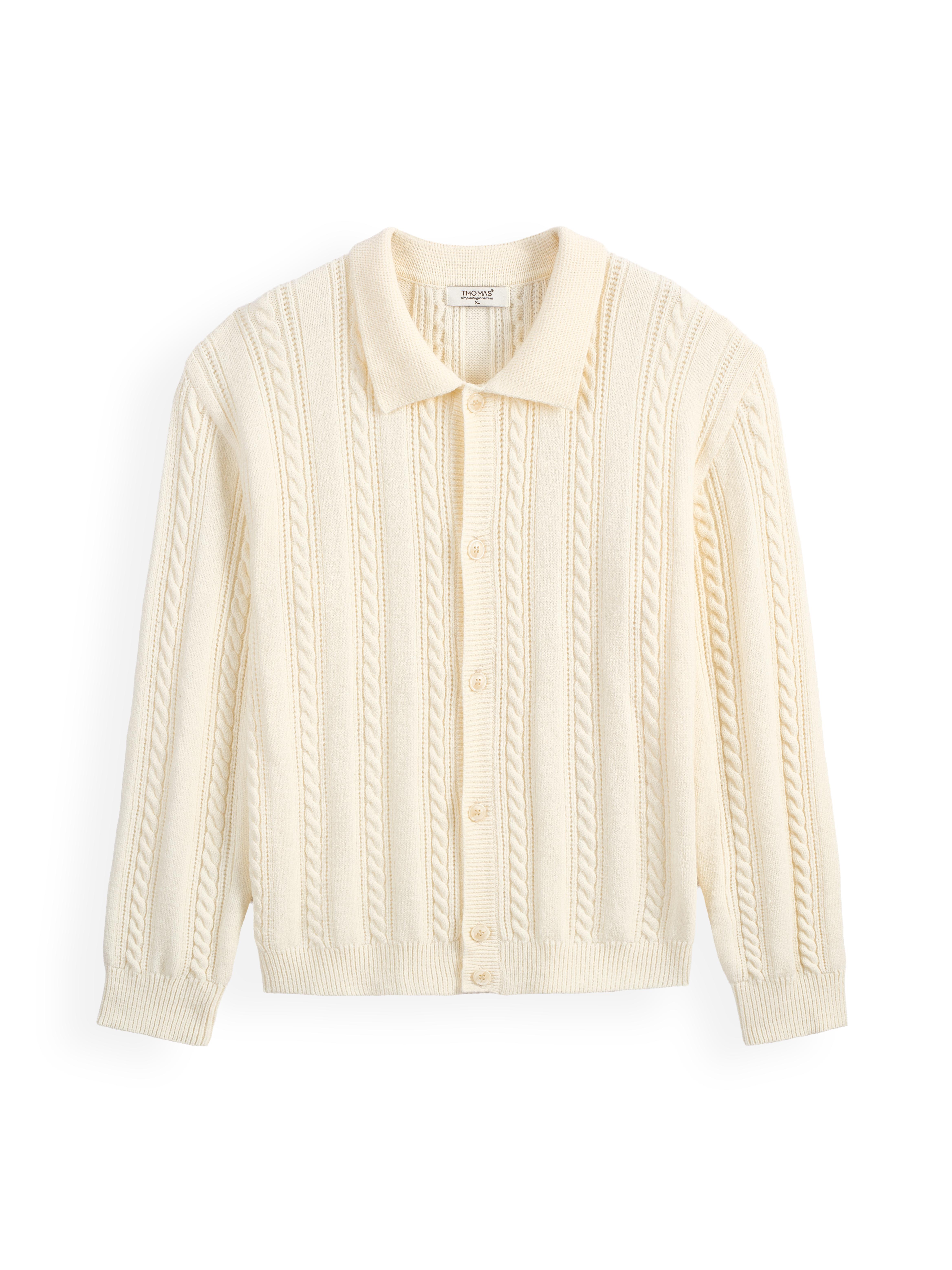 Áo Cardigan Dệt Kim Ivy Sợi Acrylic Form Regular