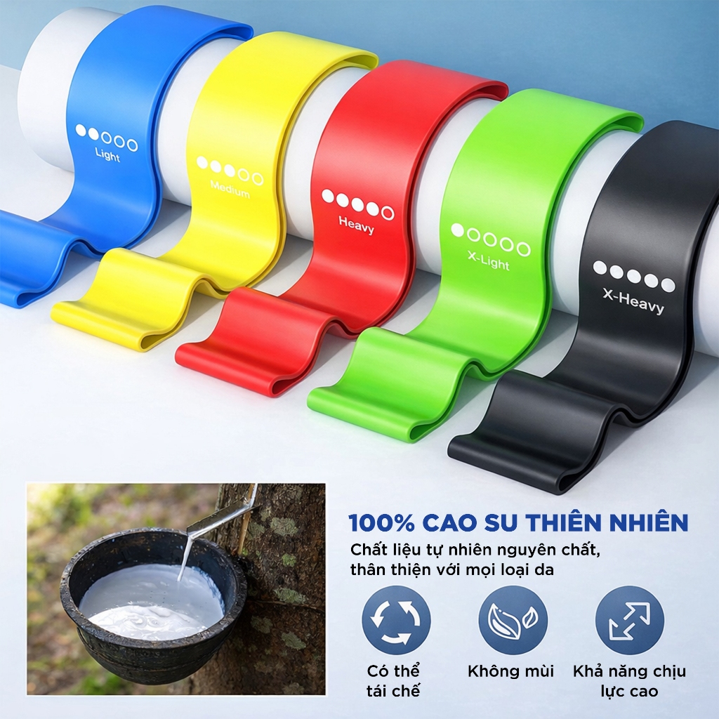 Bộ 5 Dây Kháng Lực iWin 5 Dây 5 Màu 5 Mức Độ Lực Thể Thao Đương Đại_thumbnail_7