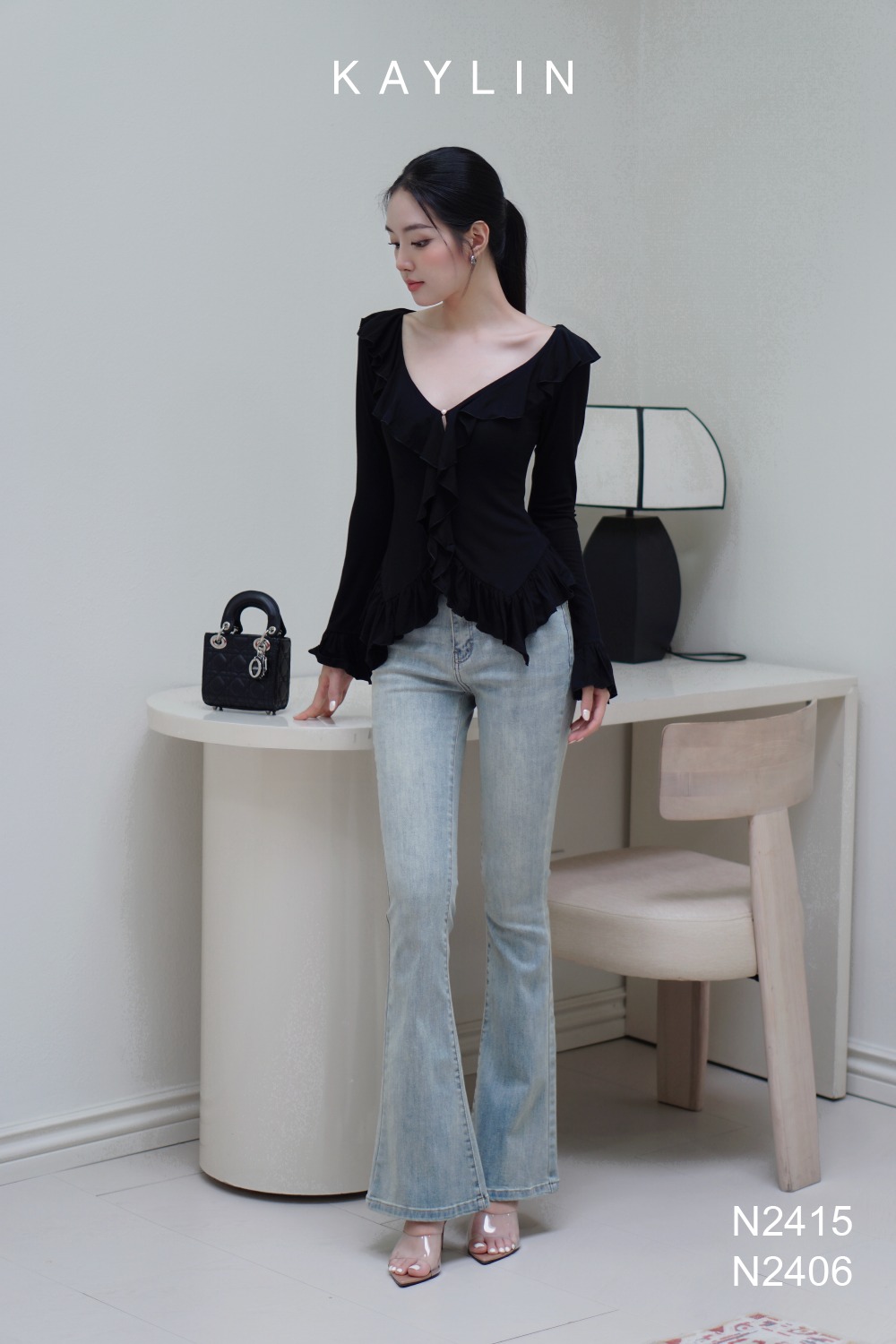 Áo Thun Kiểu Tua Rua KAYLIN