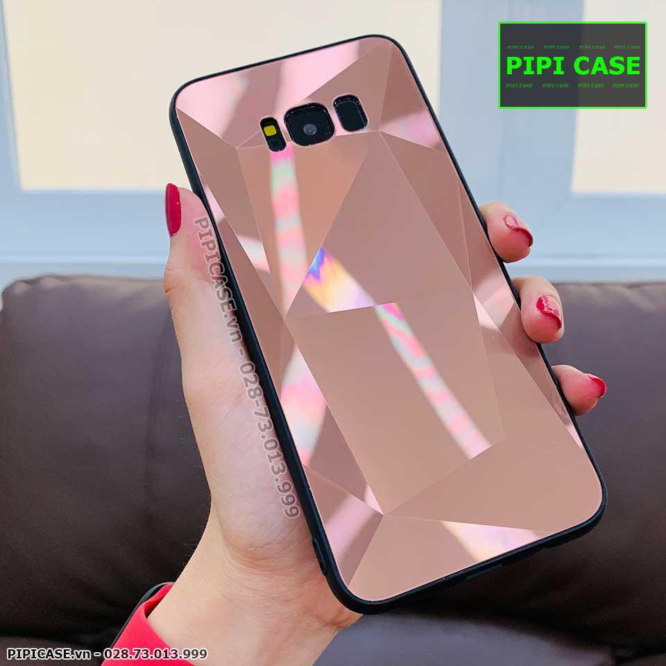 Ốp Lưng Samsung S8 - Kim Cương 6D - Nâu_thumbnail_2