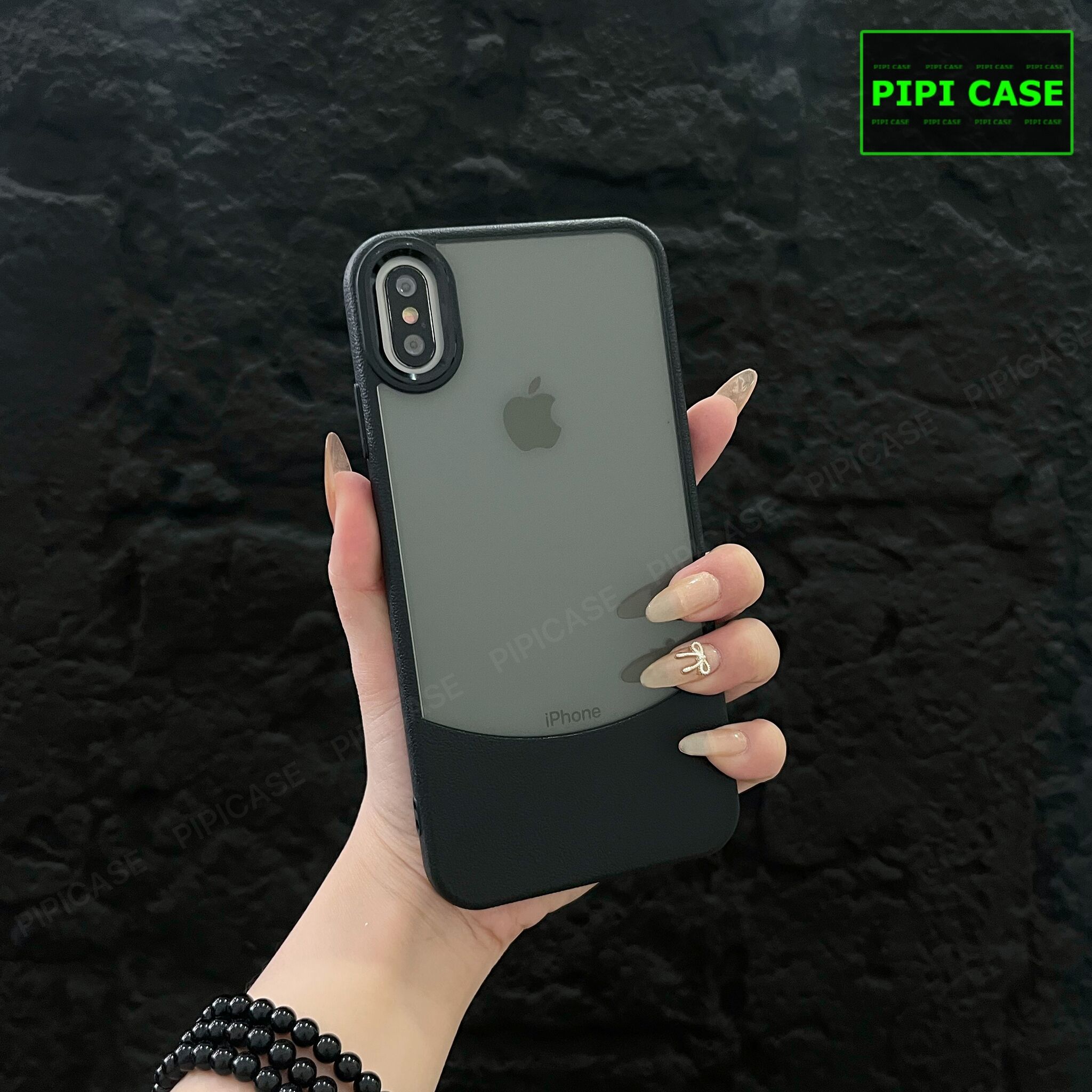 Ốp Lưng iPhone XS Max - Richy - Đen_thumbnail_1