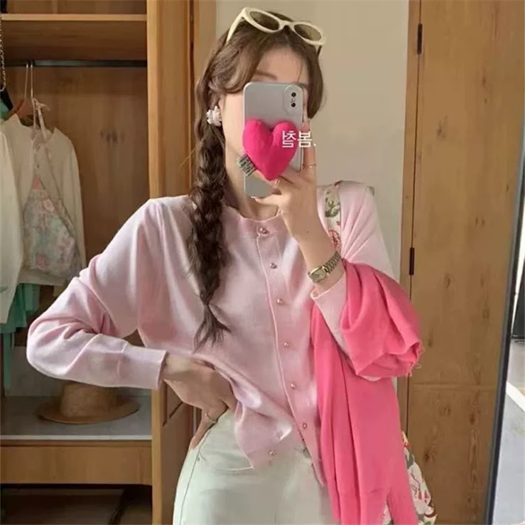 Lucas - Áo len cardigan cổ tròn cài cúc basic_thumbnail_7