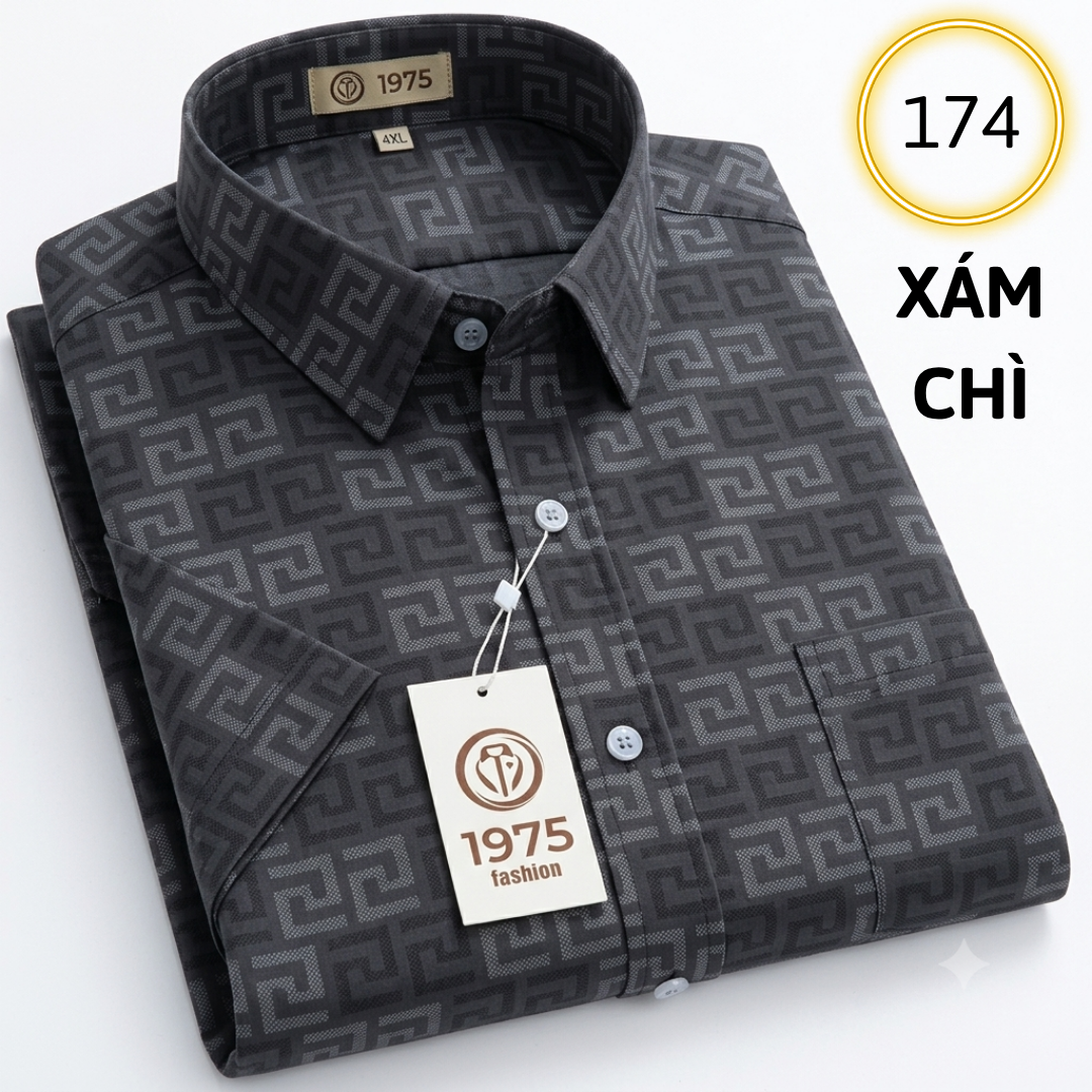 Áo sơ mi 174N - VẠN XÁM CHÌ