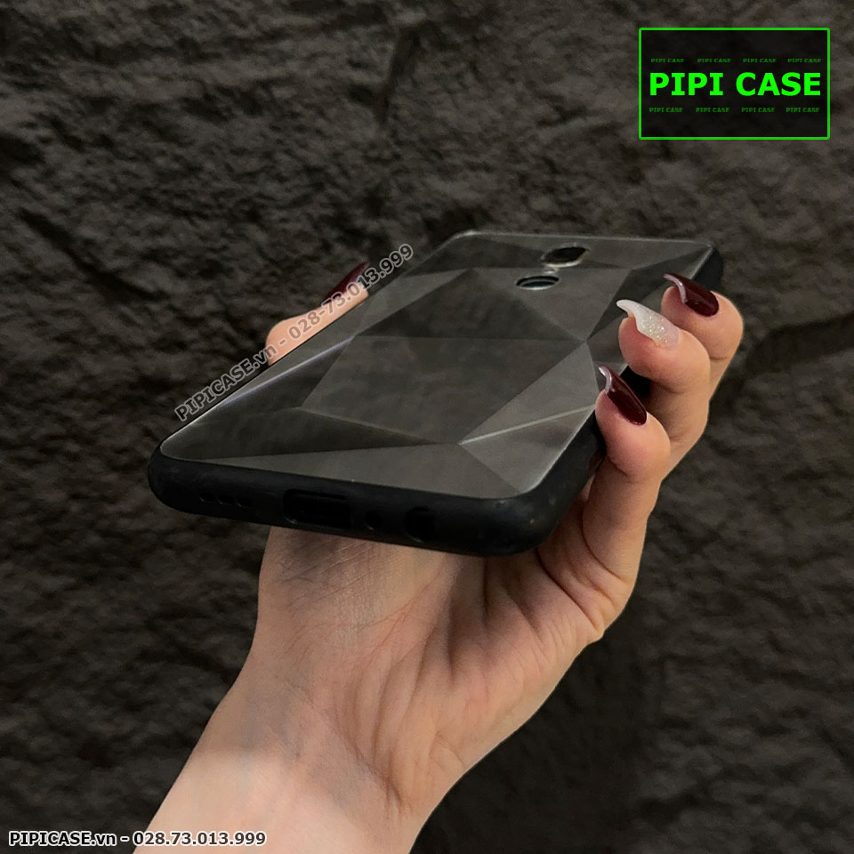 Ốp Lưng Oppo F11 - Kim Cương 6D - Đen_thumbnail_1