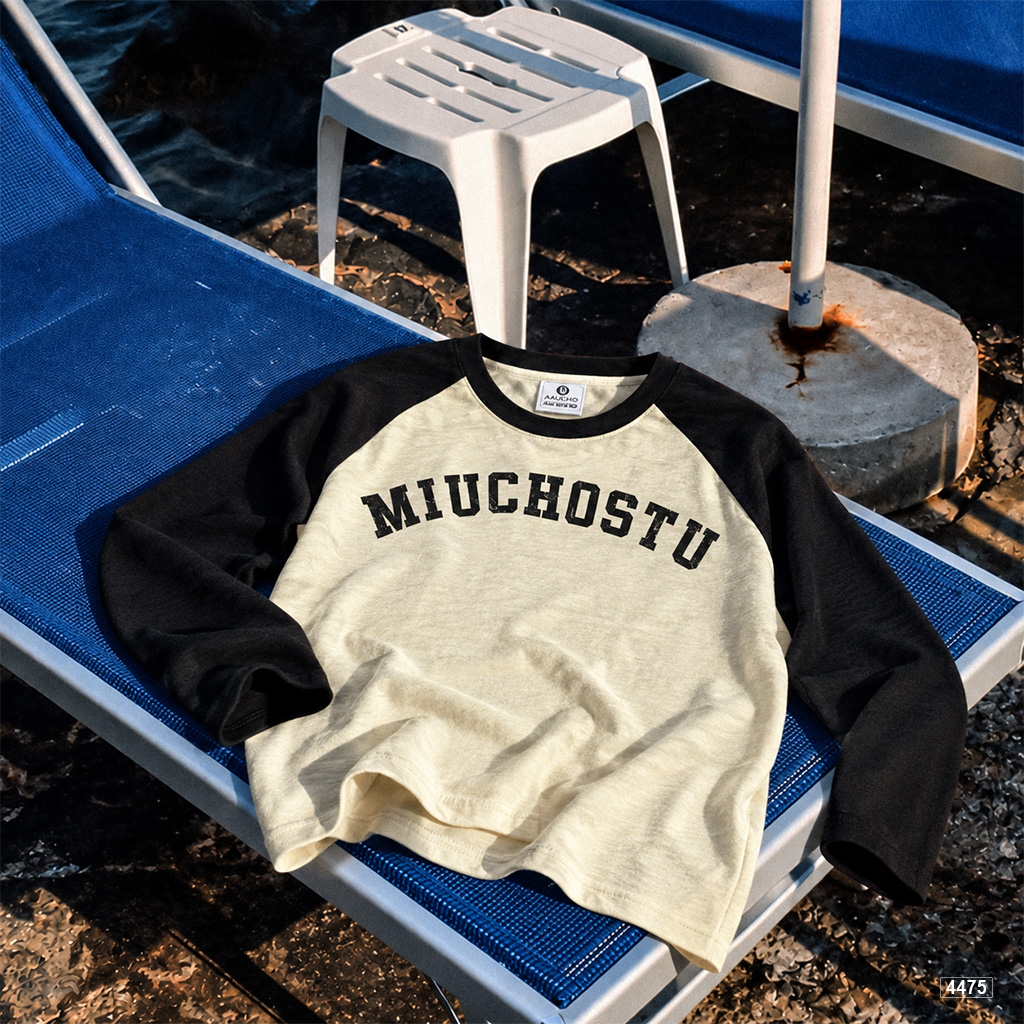 Áo tay dài boxy Miucho raglan cổ tròn Hàn Quốc 4475_thumbnail_6