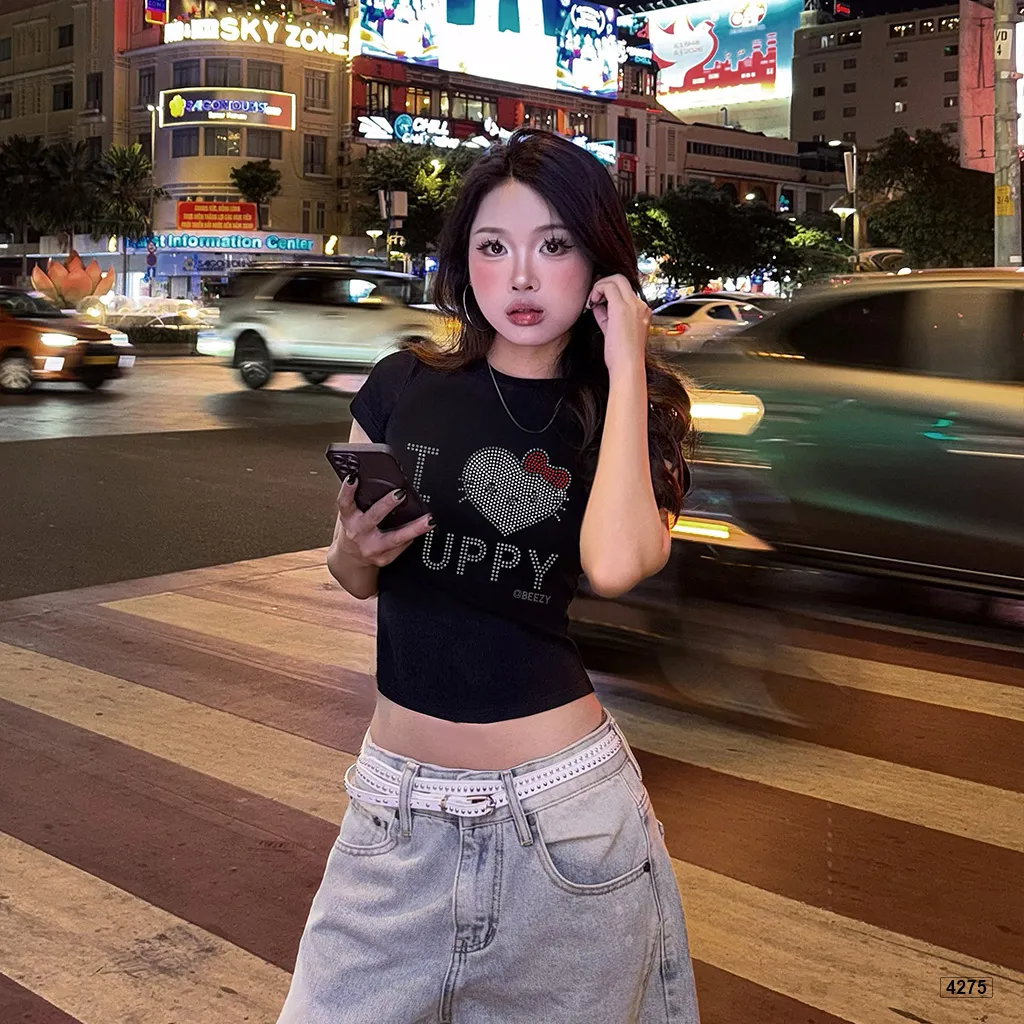 Áo baby tee họa tiết hình hoạt hình Beezy 4275_thumbnail_2