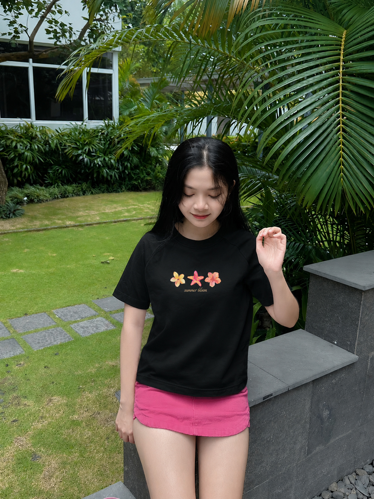 Áo thun Baby tee Summer Flowers cotton Underthinker_thumbnail_5
