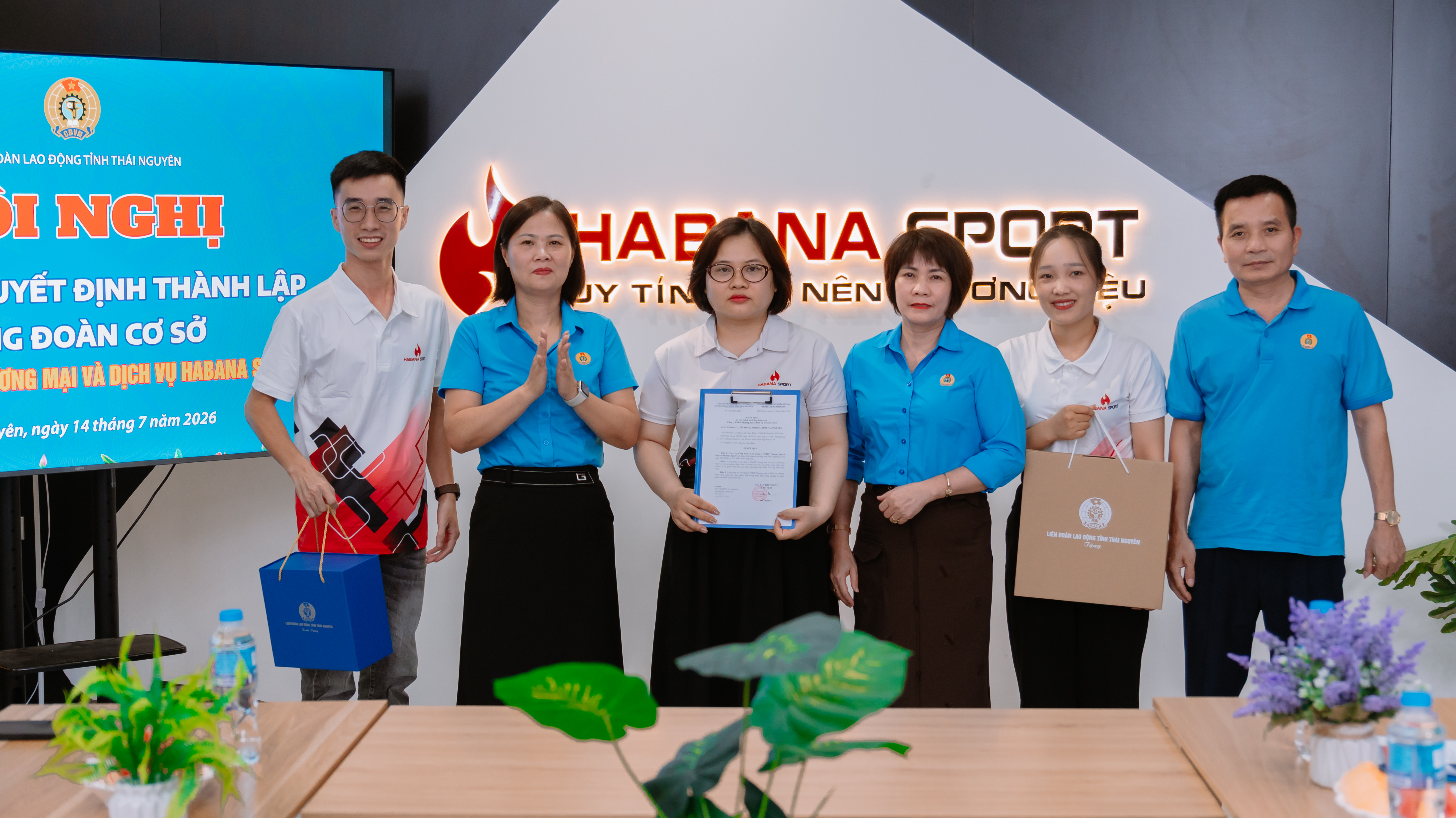 HABANA SPORT CHÍNH THỨC THÀNH LẬP CÔNG ĐOÀN CƠ SỞ: BƯỚC NHẢY MỚI VÌ SỰ AN TÂM CỦA NGƯỜI LAO ĐỘNG