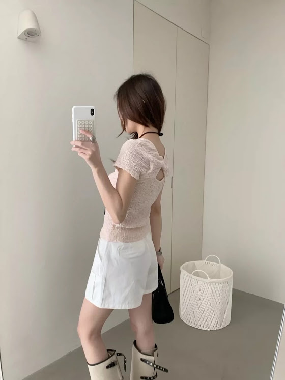 Lucas - Áo len mongtoghi cộc tay cổ tròn trơn basic xoắn và cutout lưng_thumbnail_3