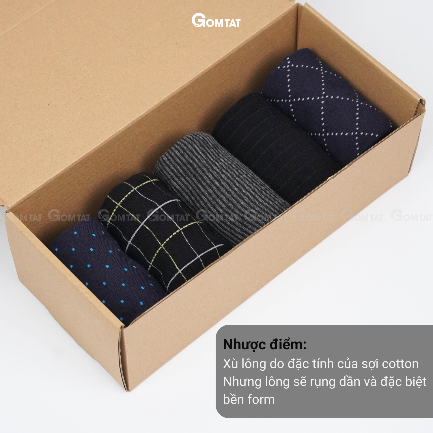 Combo tất giày tây họa tiết LUX-MIX-CB_thumbnail_15