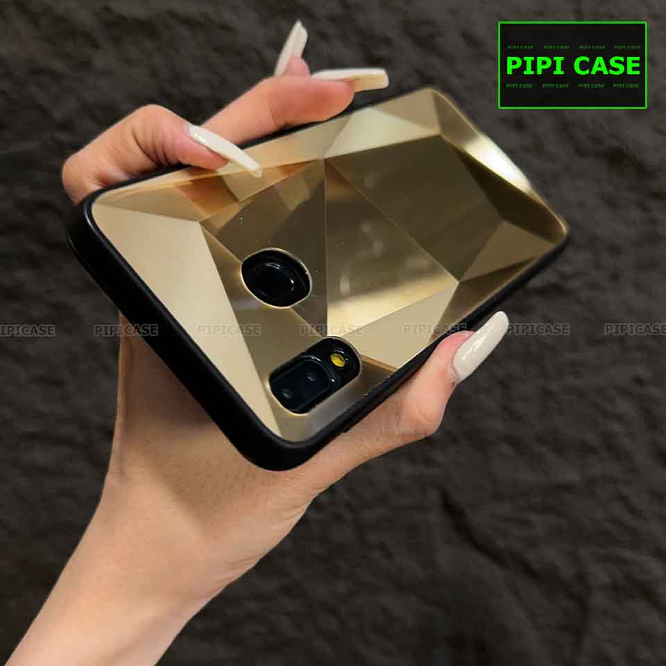 Ốp Lưng Samsung A20 / A30 - Kim Cương 6D - Vàng_thumbnail_3
