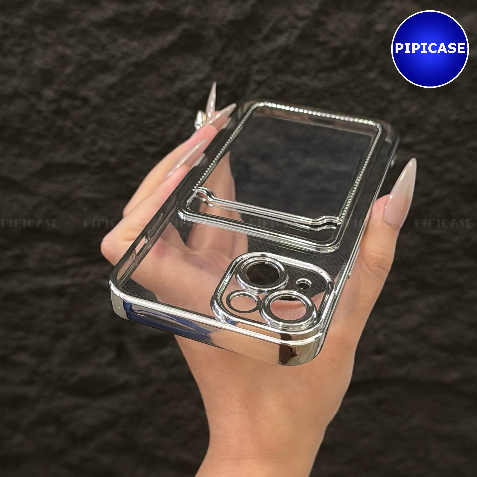 Ốp Lưng iPhone 14 - Ốp Thẻ - Bạc_thumbnail_17