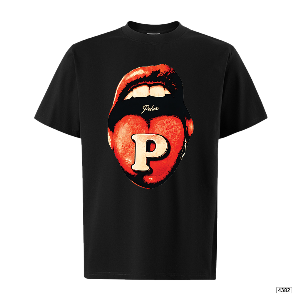 Áo thun nam Red Lips Graphic form rộng cá tính Polux 4382_thumbnail_10