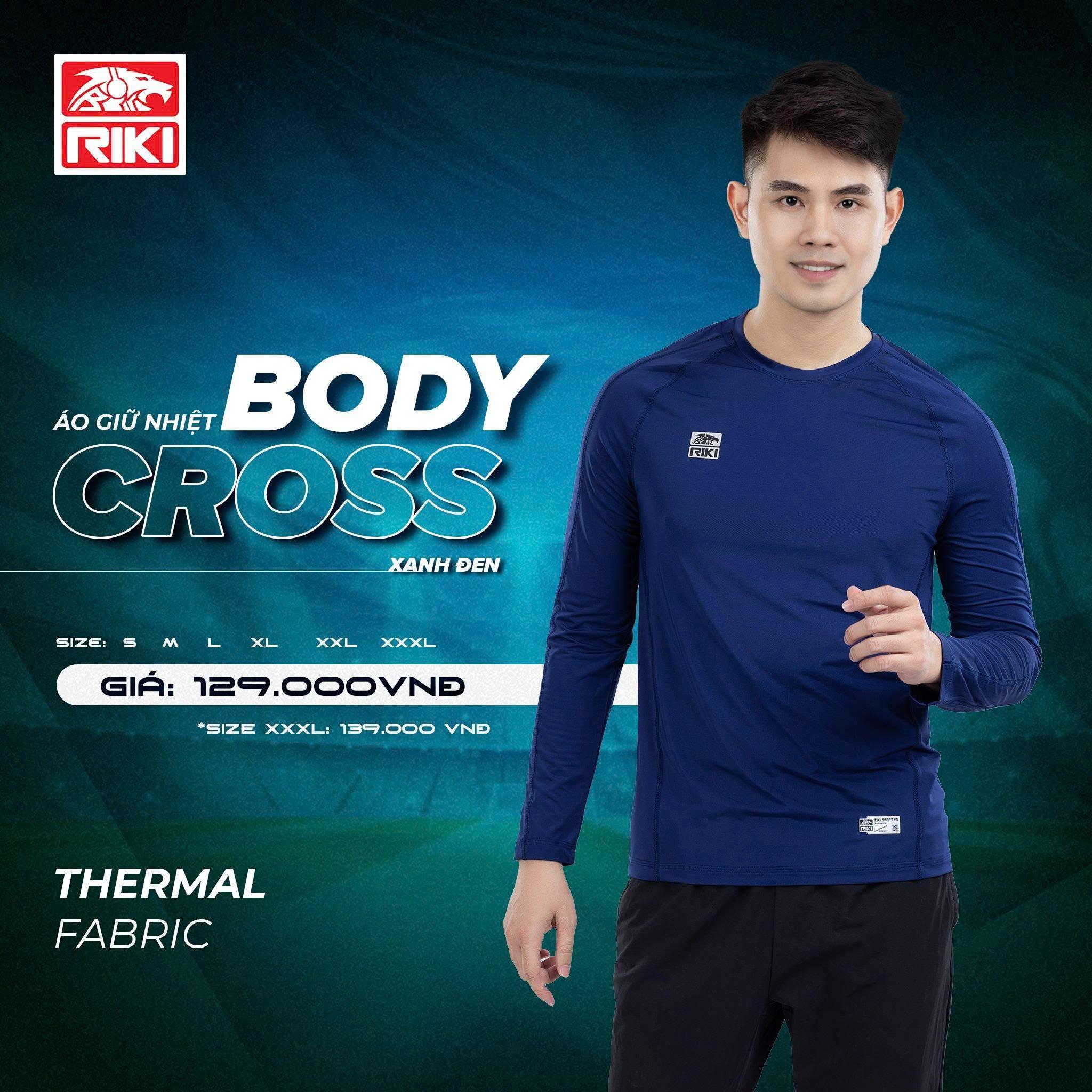 Áo Body Riki Tay Dài Áo Lót Giữ Nhiệt Chống Nắng Thun Co Giãn Thoáng Khí Thể Thao Đương Đại_thumbnail_2