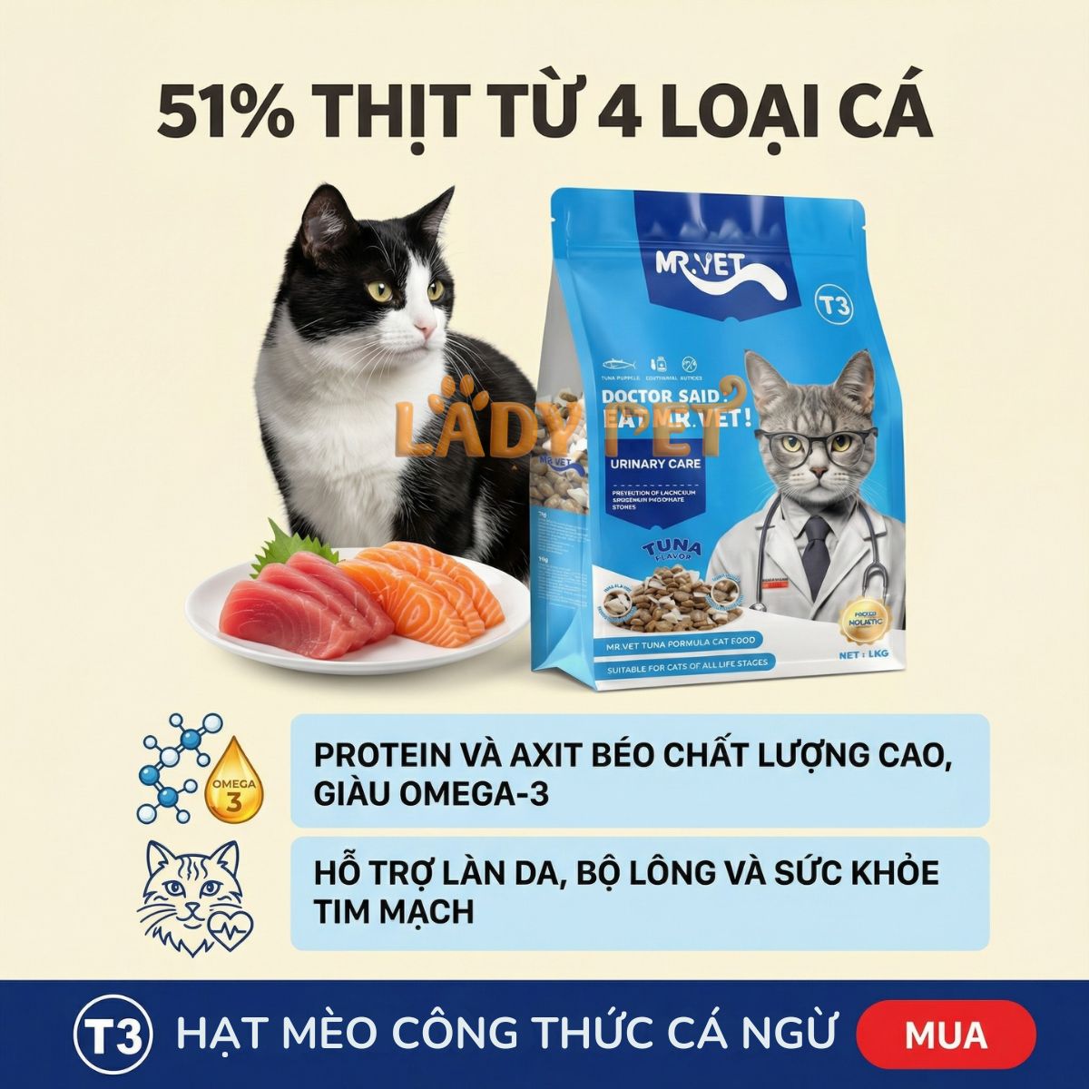 Hạt cho mèo MR VET T3 cho mèo (1KG)_thumbnail_2