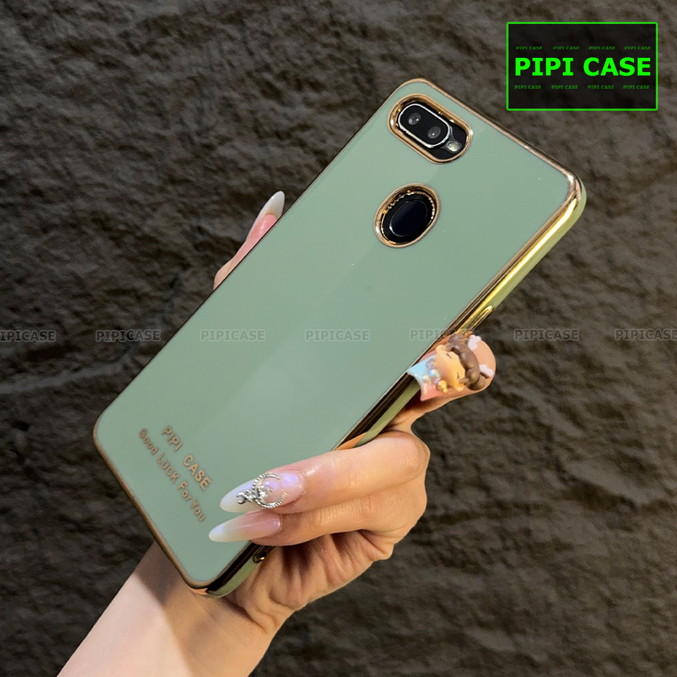 Ốp Lưng Oppo F9 - Royal - Xanh Cẩm Thạch