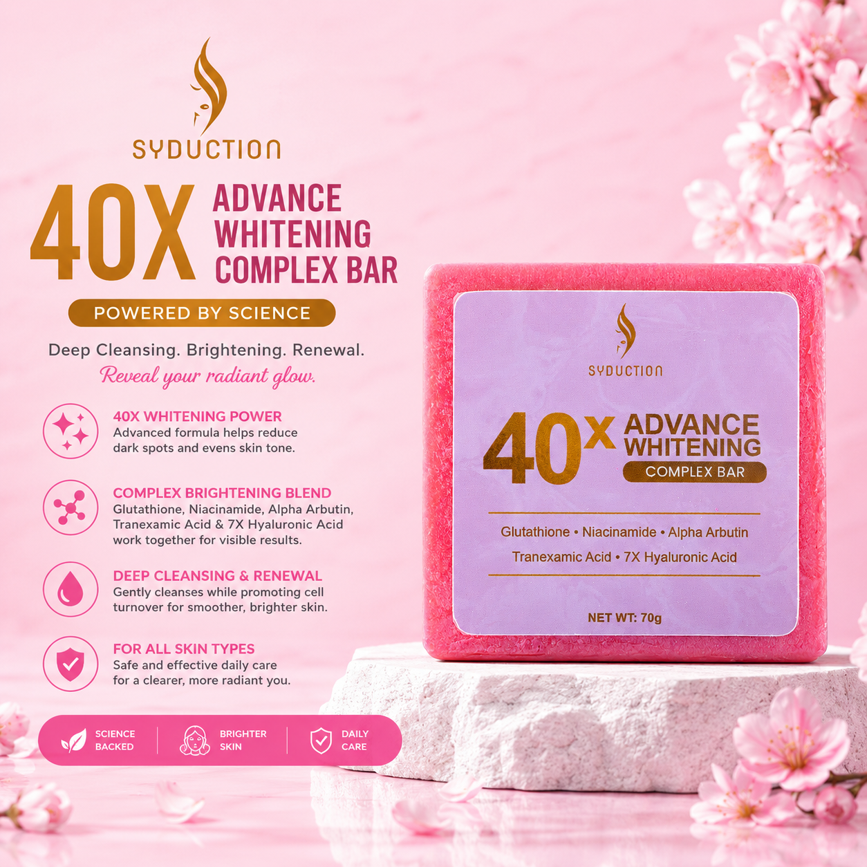 40X Advance Whitening Soap (70g)