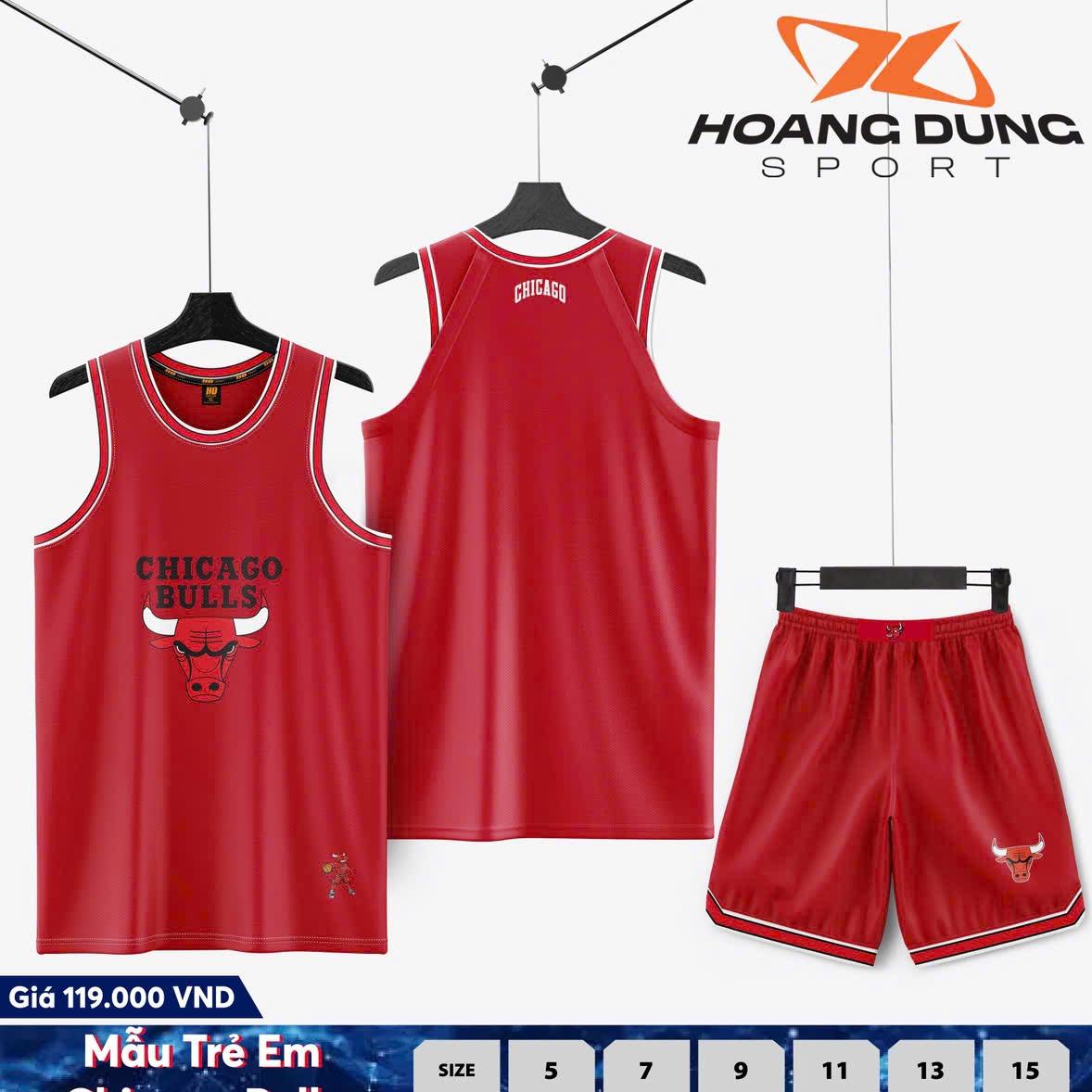 Quần Áo Bóng Rổ TRẺ EM CLB HOT Thun Mè Cao Cấp Thoáng Khí Thể Thao Đương Đại_thumbnail_4