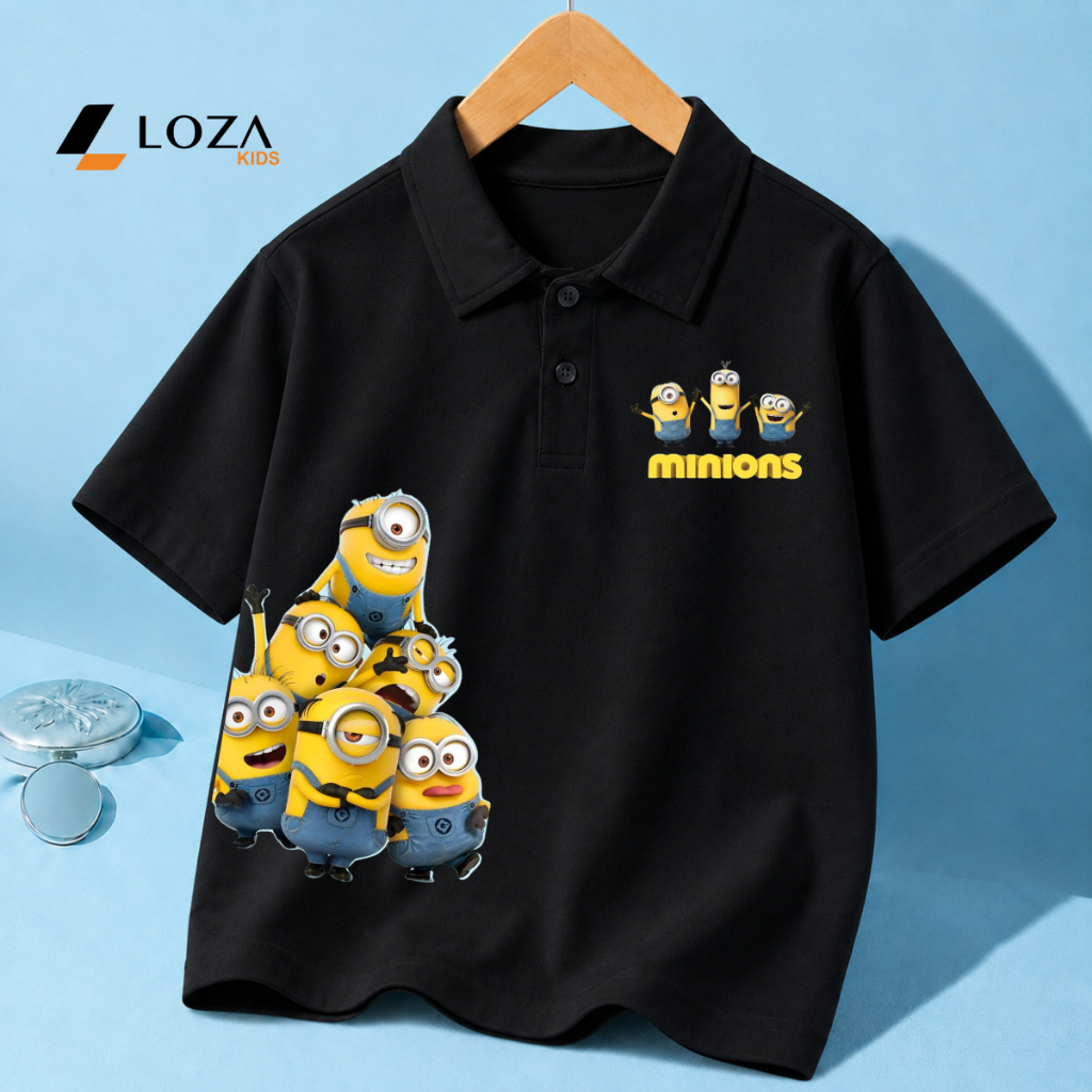 Áo polo bé trai hình Minion - Loza Kids PL3670_thumbnail_3