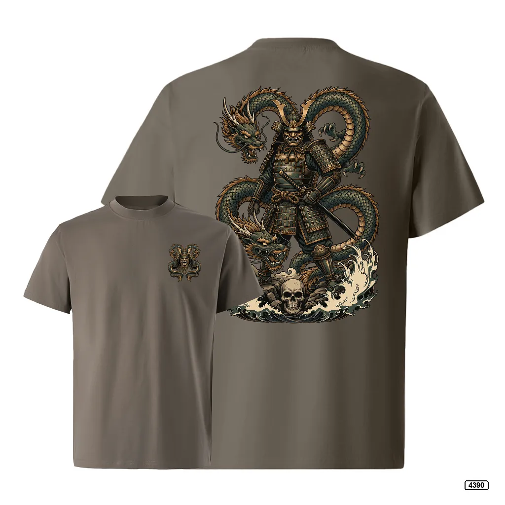 Áo thun nam samurai serpent form rộng TeePrint 4390_thumbnail_18