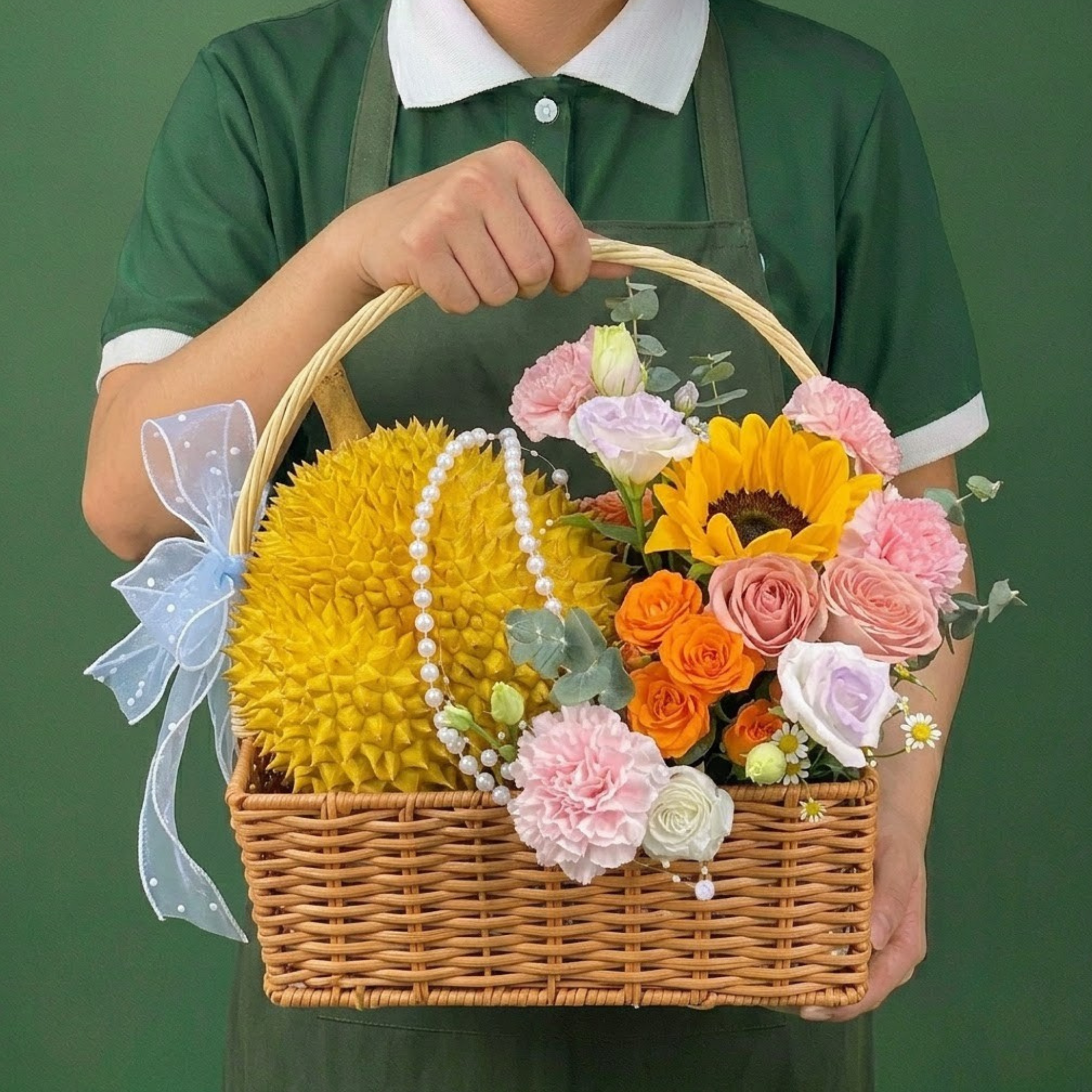 Giỏ quà Sầu Riêng Độc Đáo