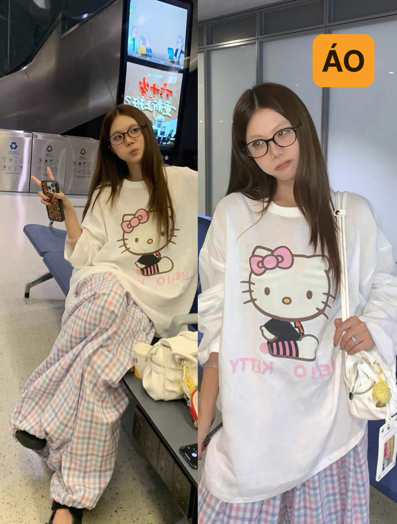 Áo thun giấy Yongfa kitty