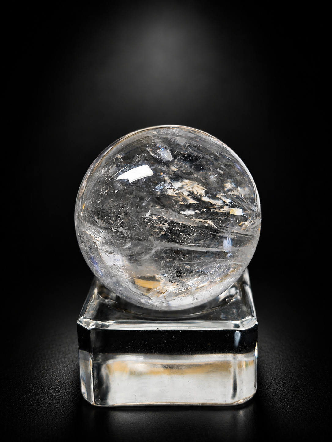 Bi Cầu Mini (~3CM) Thạch Anh Trắng Clear Quartz