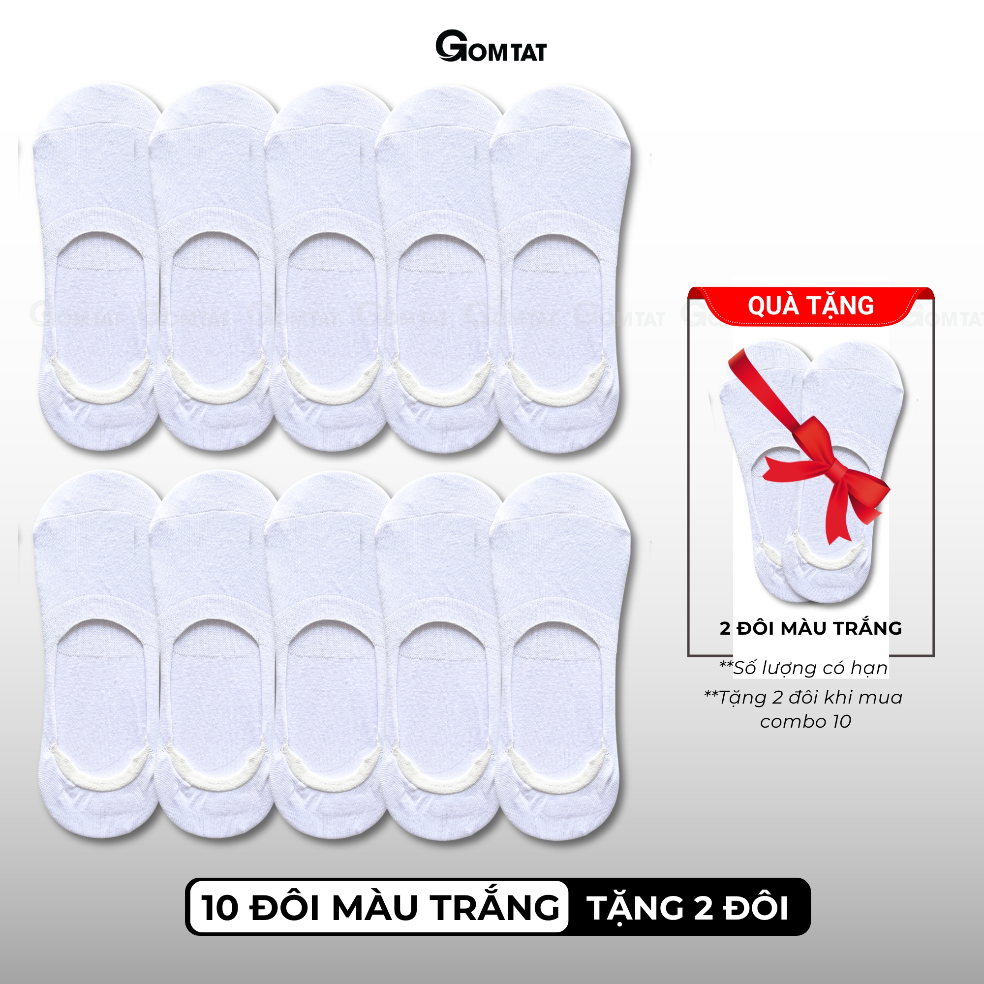 [MUA 10 TẶNG 2] Combo 10 đôi tất nam mang giày lười GOMTAT, vớ mùa hè có đệm chống tuột gót KOL-LUOI-02-CB12_thumbnail_9