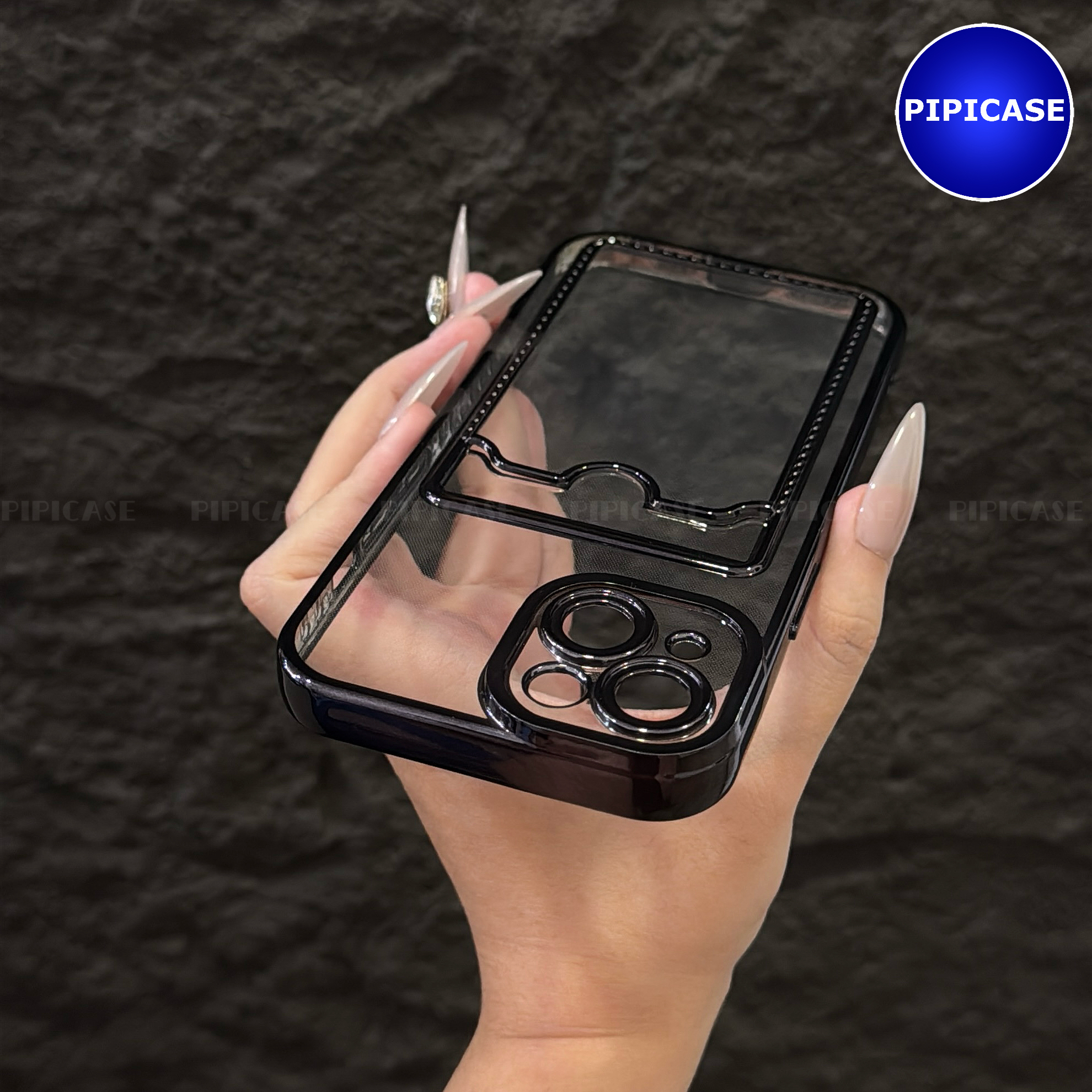Ốp Lưng iPhone 14 - Ốp Thẻ - Đen_thumbnail_17