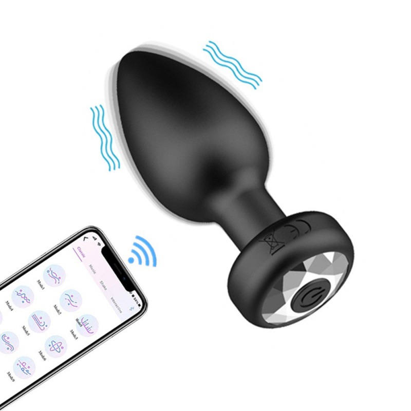 Phích Cắm Hậu Môn PKD Điều Khiển Qua App – 10 Chế Độ Rung