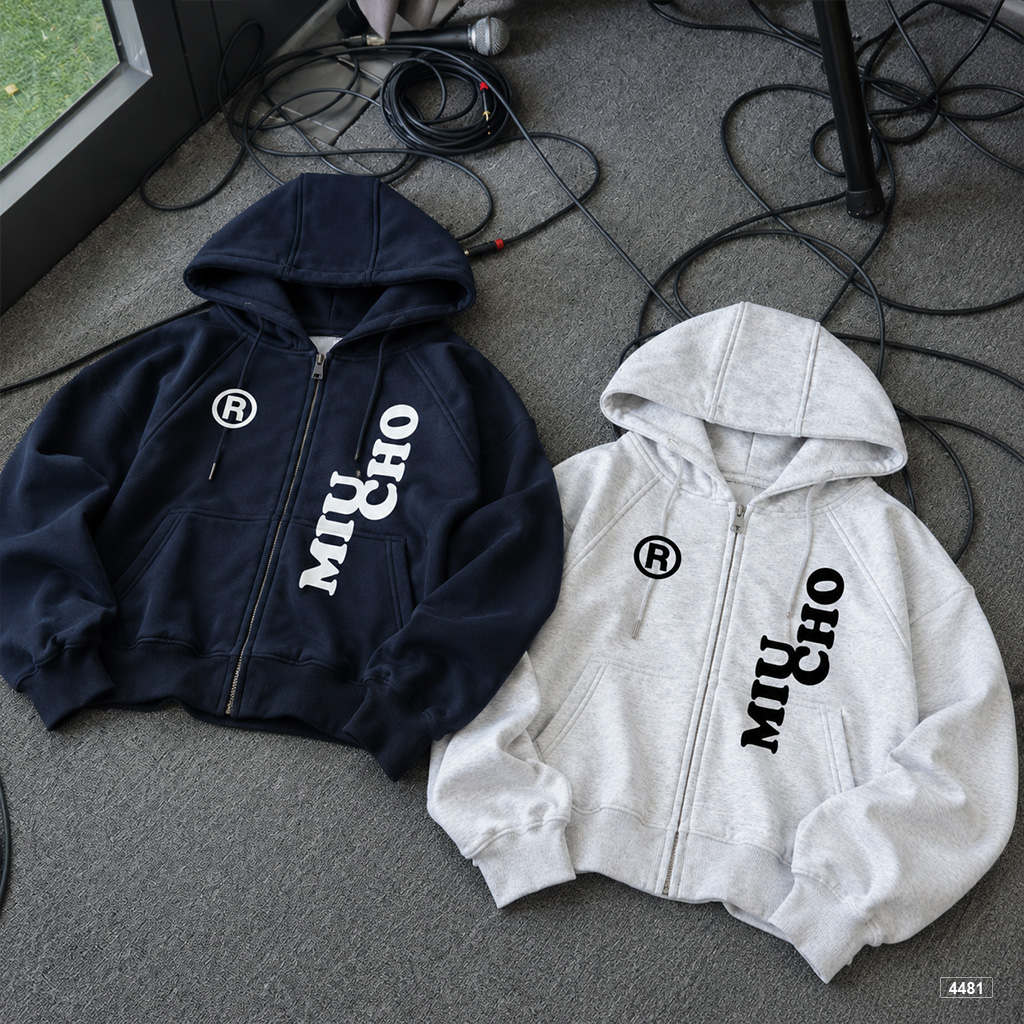 Áo hoodie zip Miucho form rộng Hàn Quốc nỉ 2 da 4481_thumbnail_6