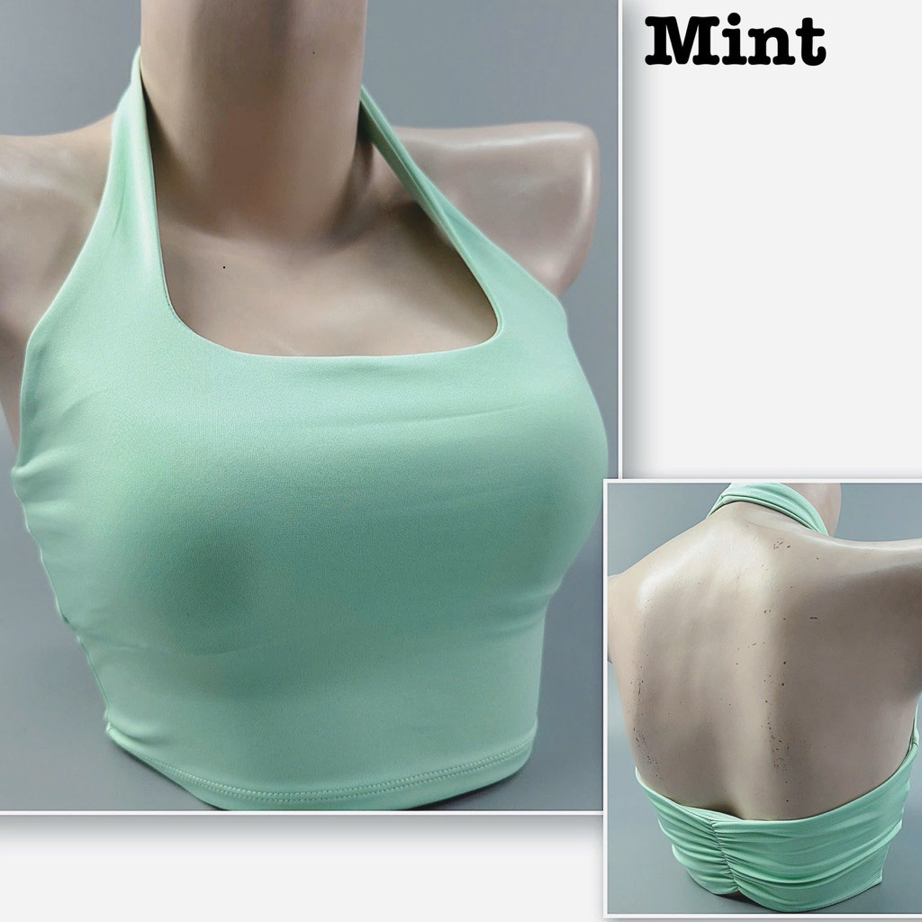 Áo Bra Yếm Nhún Lưng Nâng Ngực Không Gọng Chất Thun Lạnh Co Giãn Sẵn Mút_thumbnail_30