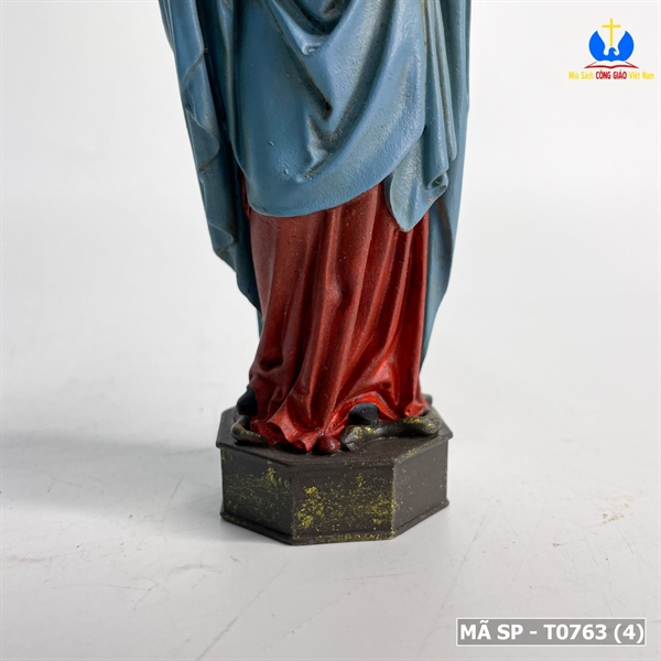 Tượng Đức Mẹ Mân Côi 15cm vẽ tay_thumbnail_2