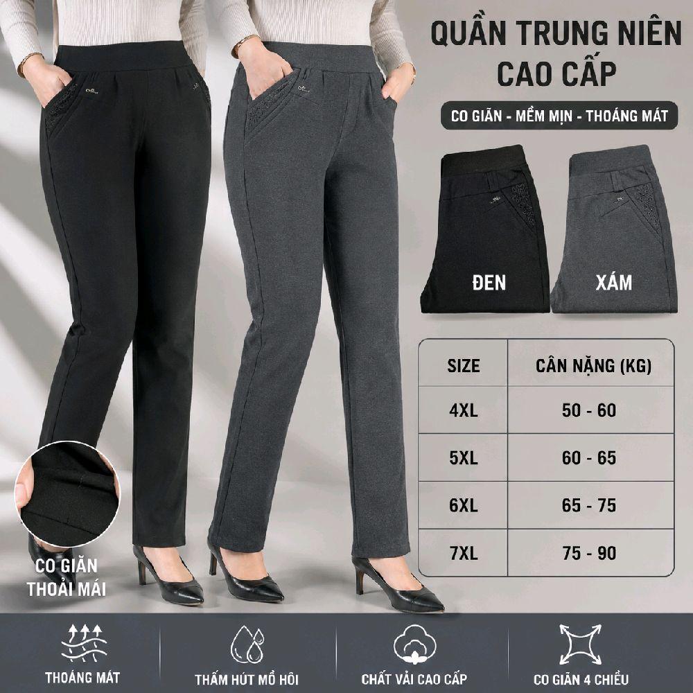 Quần Dài mã 985 cao cấp, Chẩn Dáng, Quyến Rũ  size 50-90kg