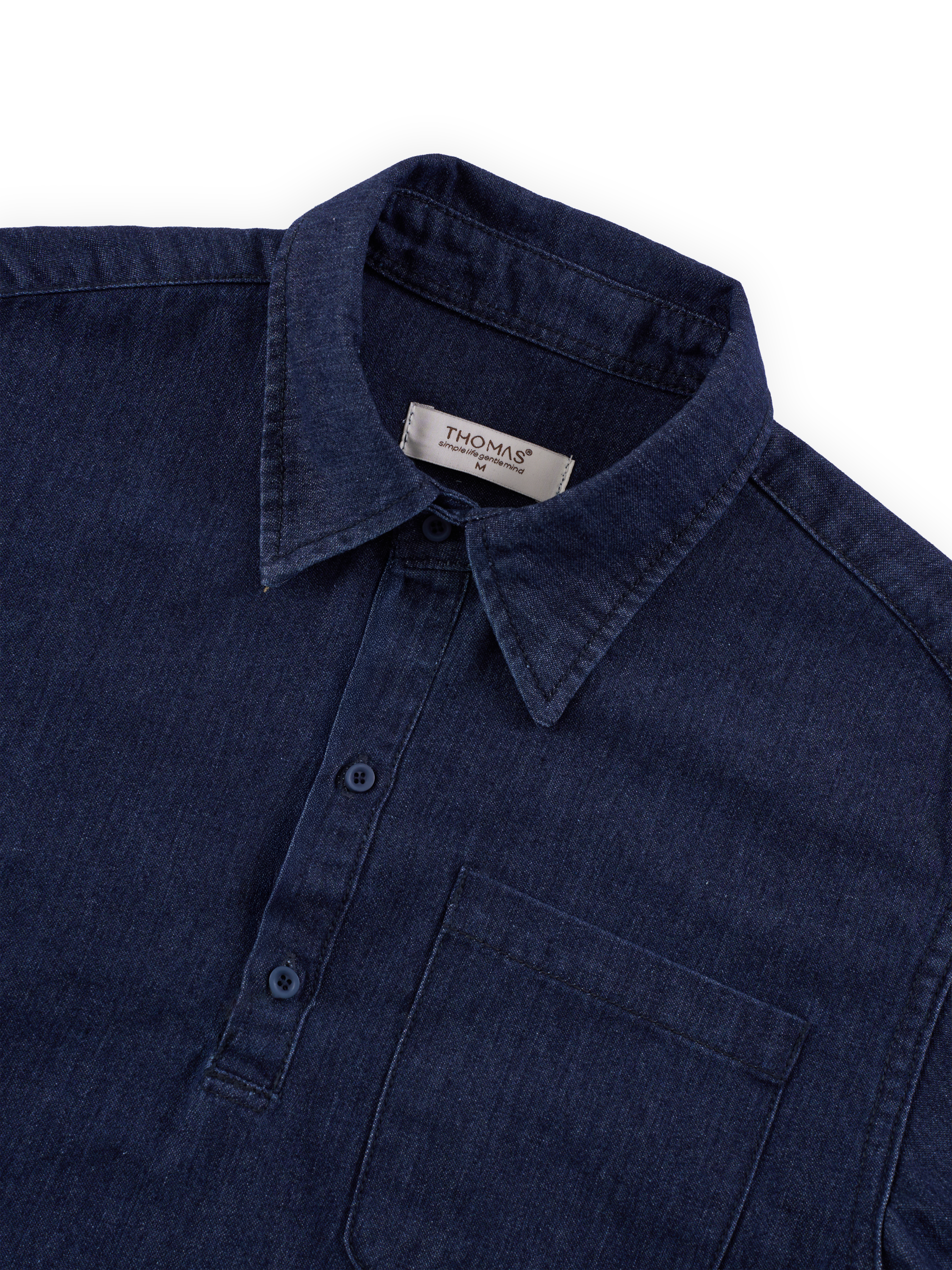 Áo Sơ Mi Dài Tay Dylan Vải Denim Form Regular_thumbnail_1