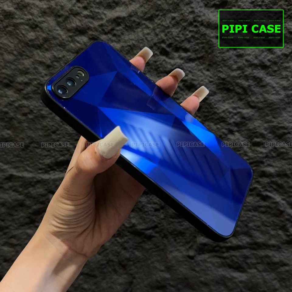 Ốp Lưng iPhone 7 Plus / 8 Plus - Kim Cương 6D - Xanh_thumbnail_3