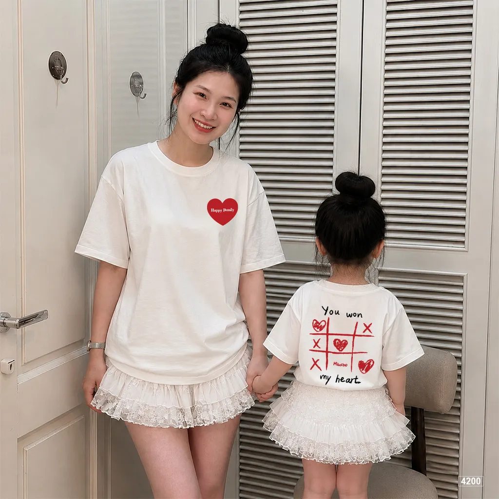 Áo thun gia đình Sweet heart Kado 4200_thumbnail_4