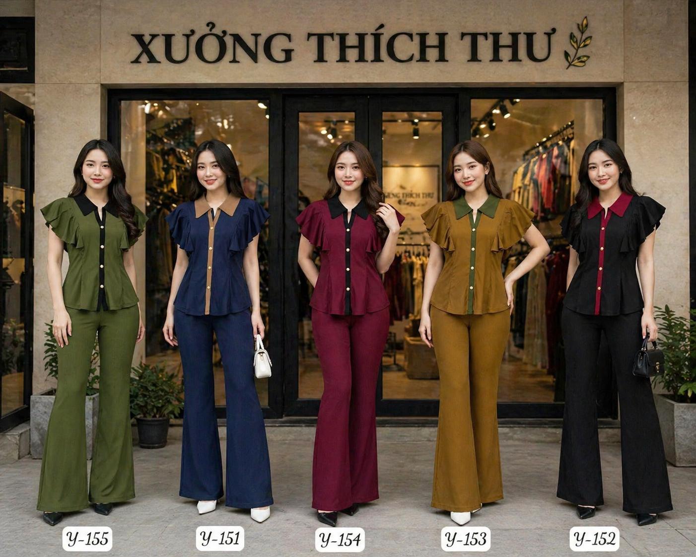 Đồ bộ thun thiết kế Thích Thư Y152