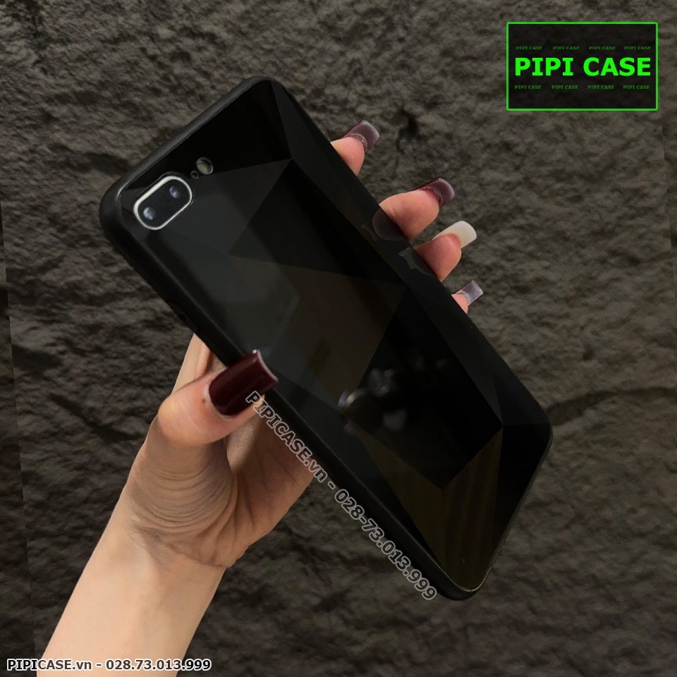 Ốp Lưng iPhone 7 Plus / 8 Plus - Kim Cương 6D - Đen_thumbnail_2