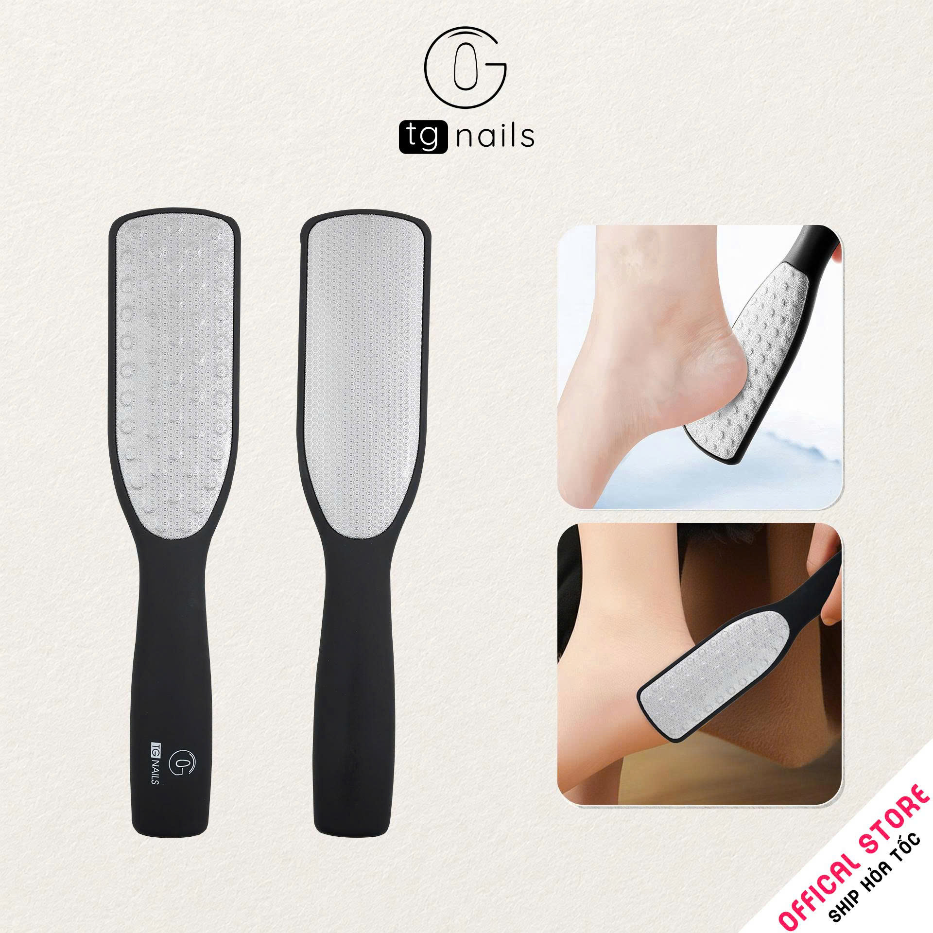 Dụng cụ chà gót chân, kt(260*58*11,6)mm(+/-10%), chất liệu thép không gỉ, nhãn hiệu TG_thumbnail_1