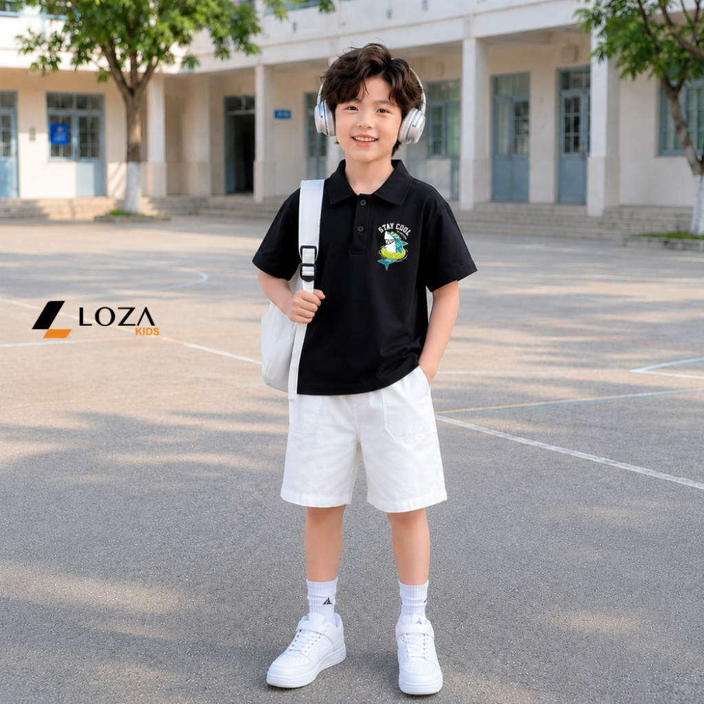 Áo polo bé trai hình Cá mập - Loza Kids PL3644_thumbnail_3