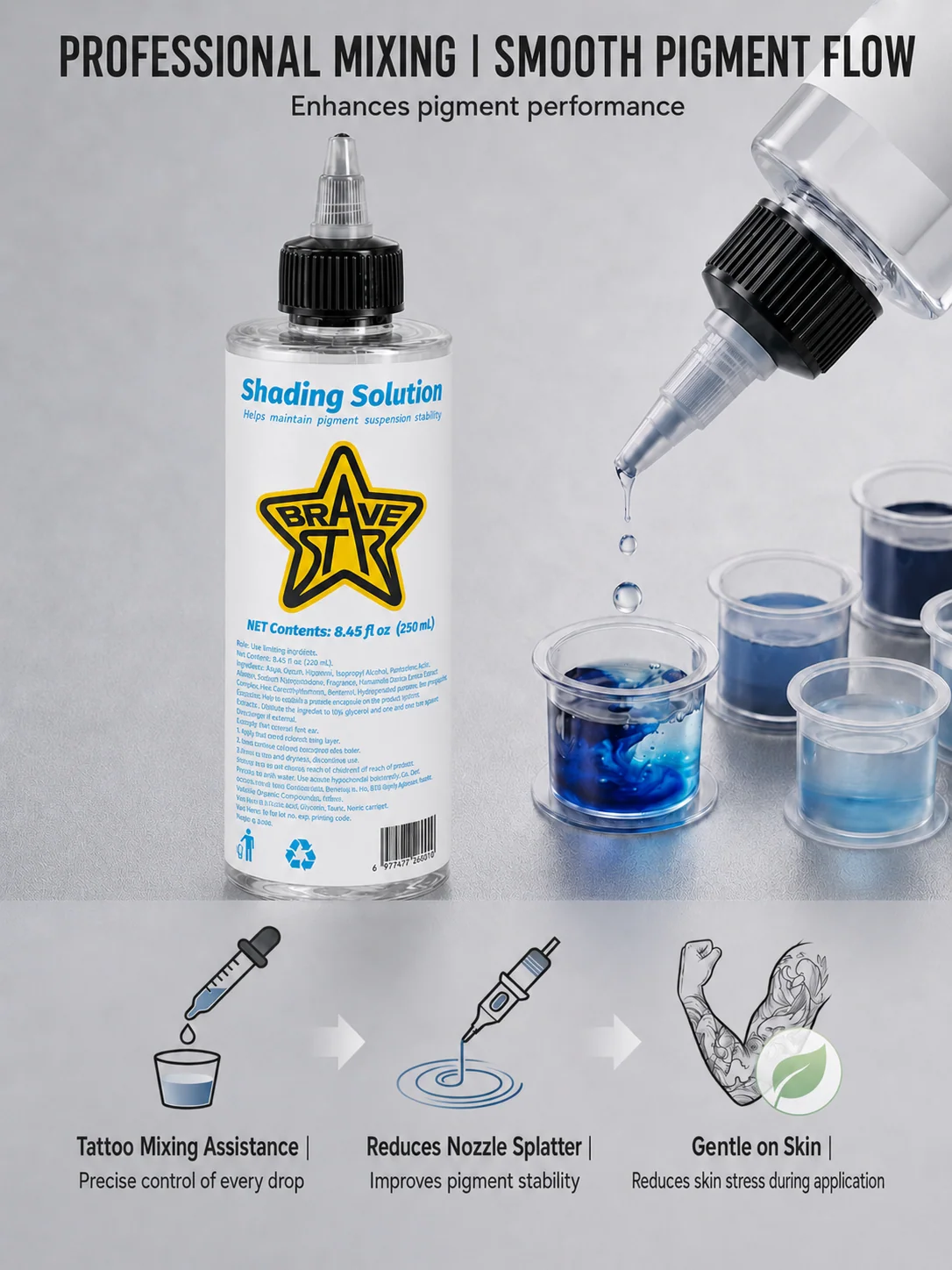 Pha đen Brave Star - Dilution Solution - 250ml_thumbnail_4