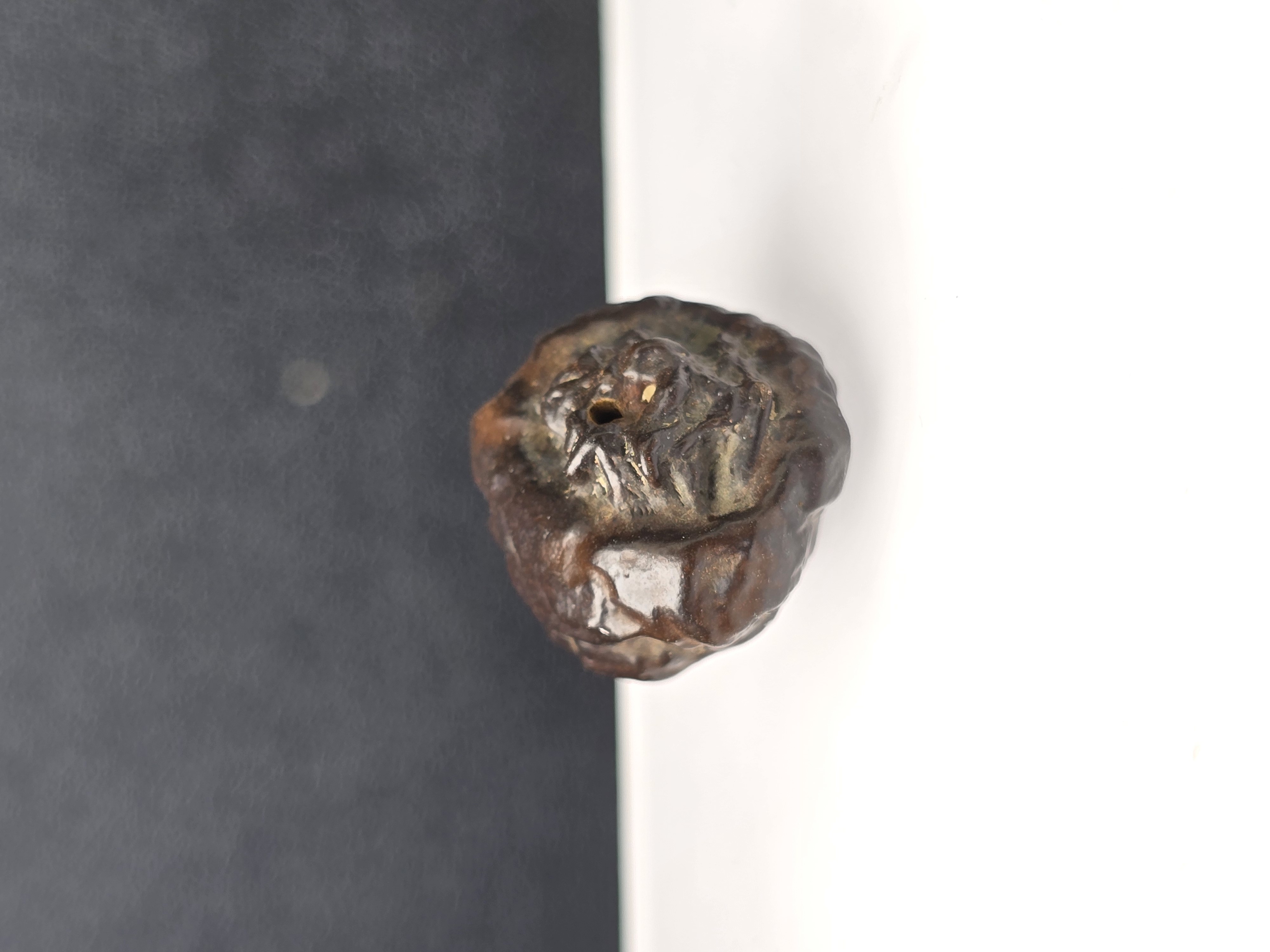 Hạt Đá Tiên Tri Prophecy Stone có xỏ lỗ xuyên - xuất xứ khu vực sa mạc Sahara, Ai Cập Size ~2cm_thumbnail_14