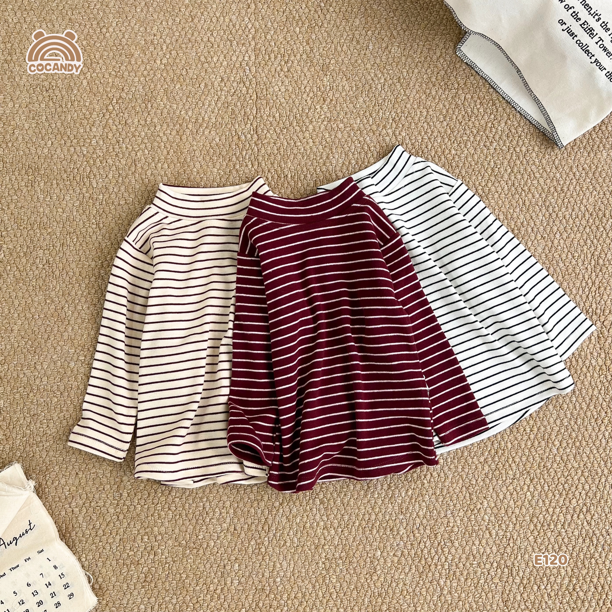 Áo giữ nhiệt kẻ ĐỎ BE cổ 2p_thumbnail_8