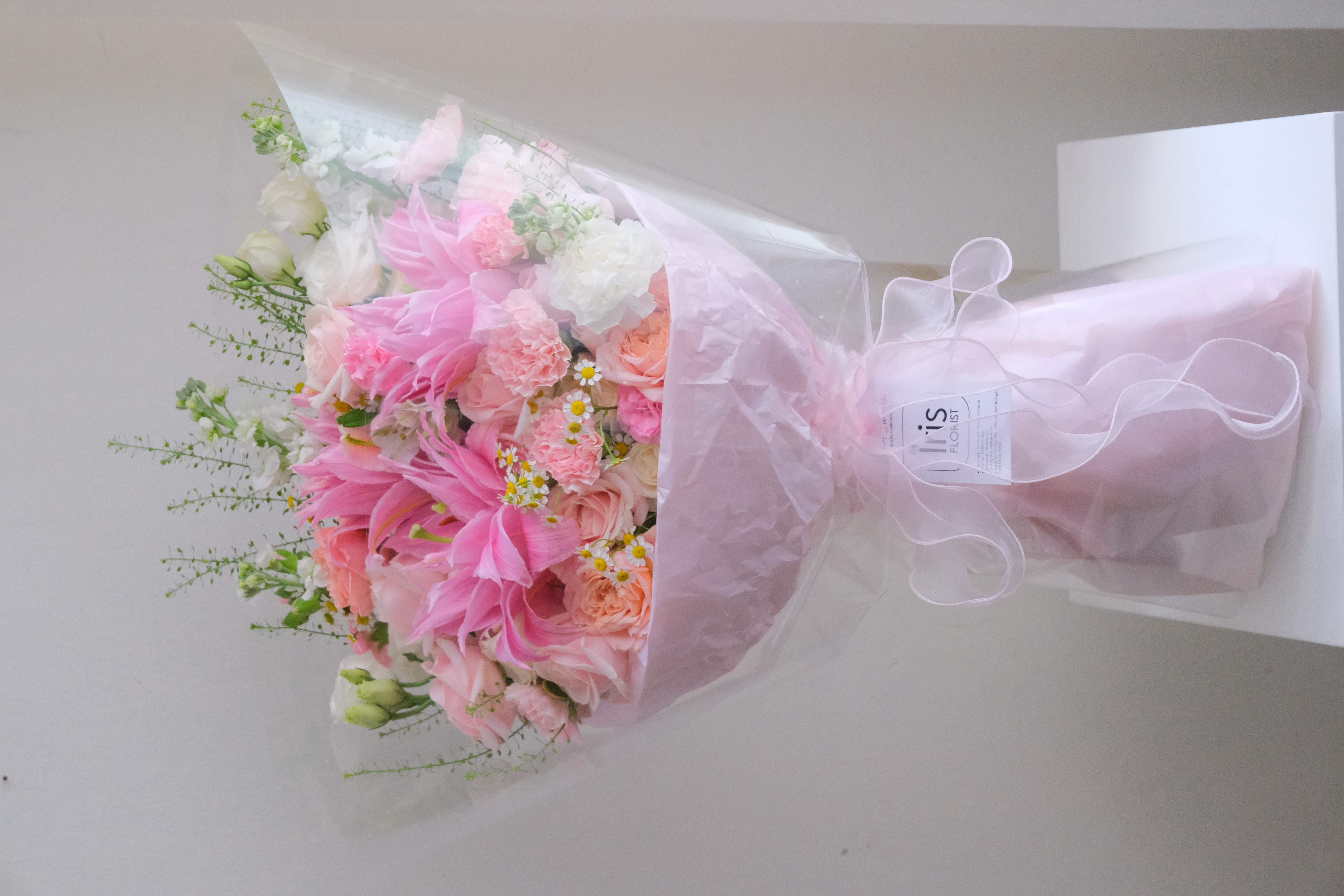 Bó hoa Ly hồng Tone cam đào - Size M