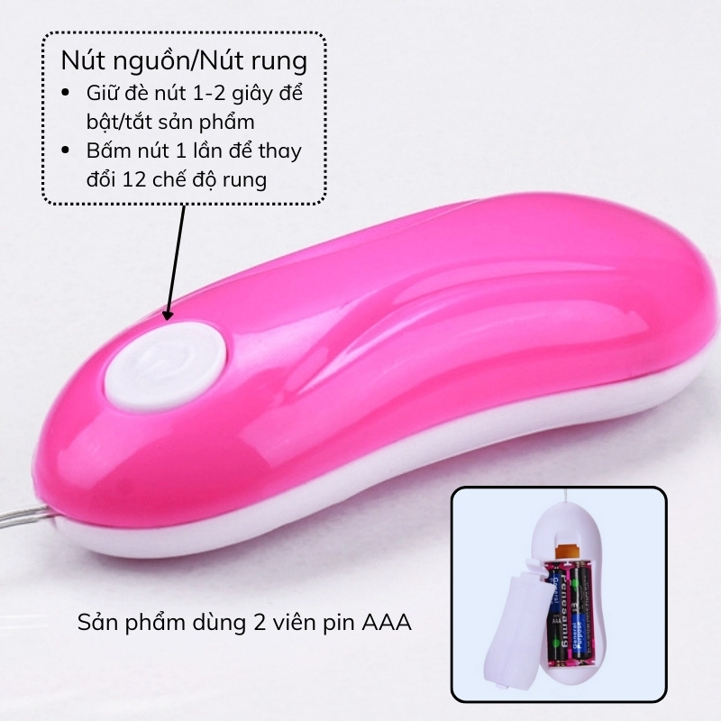 Máy Rung Tình Yêu Gladame 12 Chế Độ Rung Kích Thích Điểm G_thumbnail_2