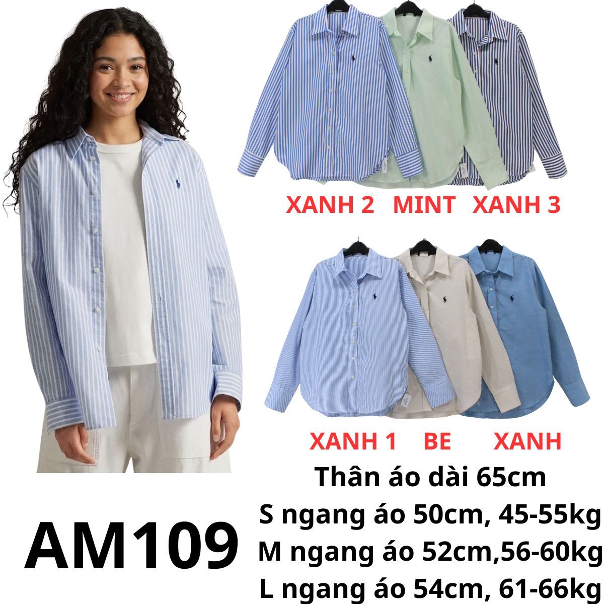 AM109- Sơ mi linen