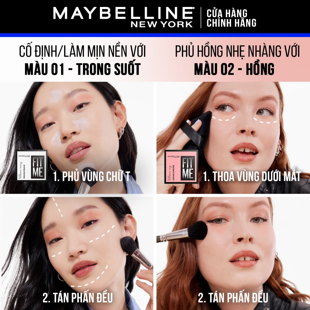 [MAYBELLINE] Phấn phủ bột Maybelline Fit Me Mattifying Setting Powder 10g_thumbnail_3