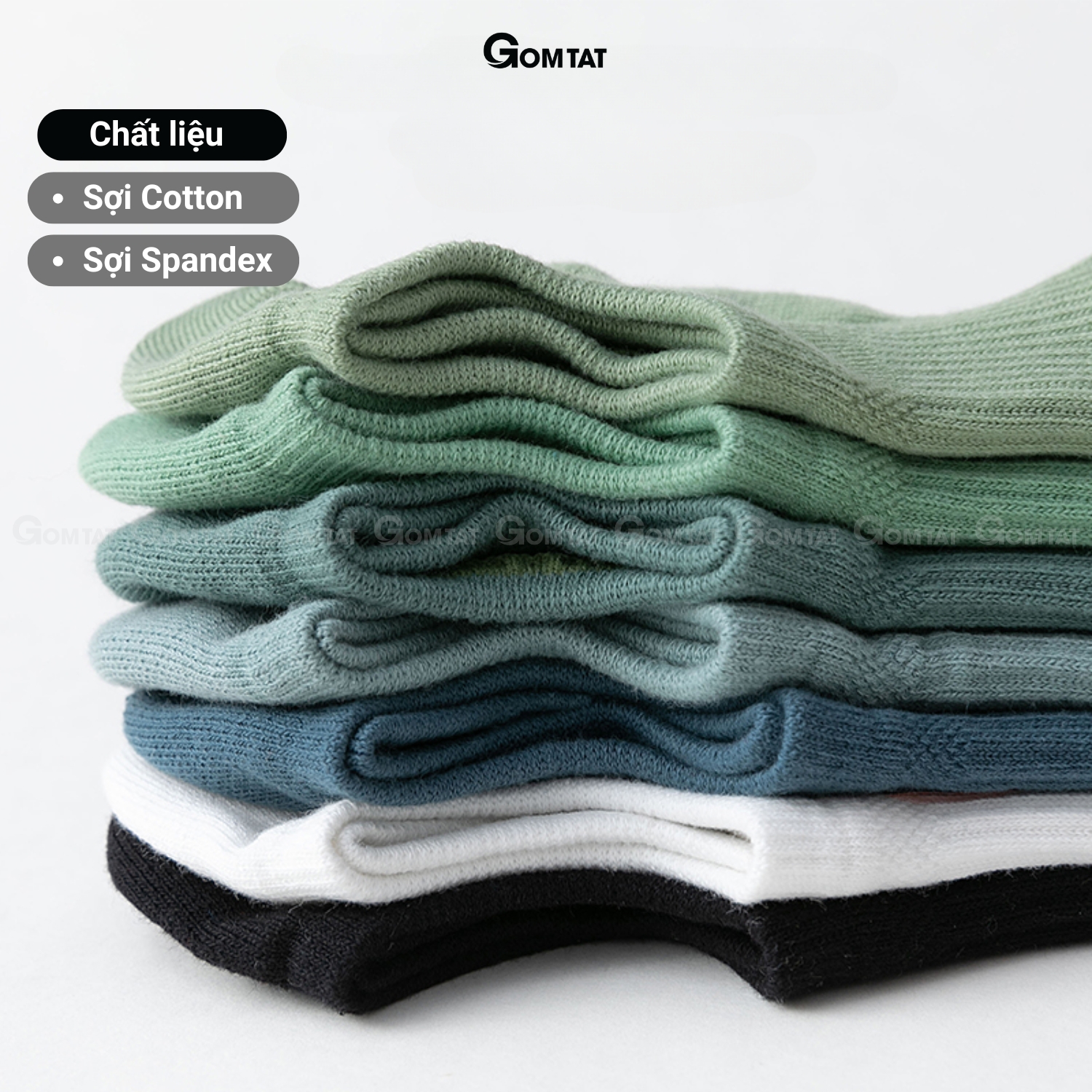 Combo 7 đôi tất lười nam chống tuột gót GOMAT, chất liệu cotton êm mềm mịn mát MIA-1401-CB7_thumbnail_3